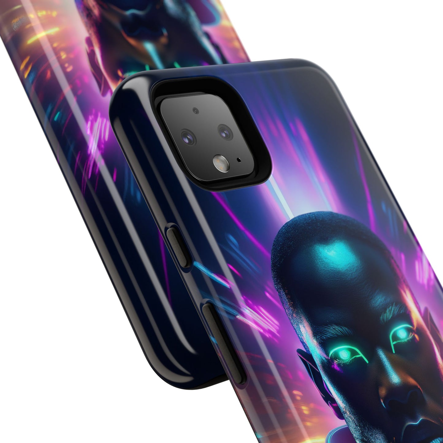 Futuristic Cyberpunk Male Cell Phone Case 022