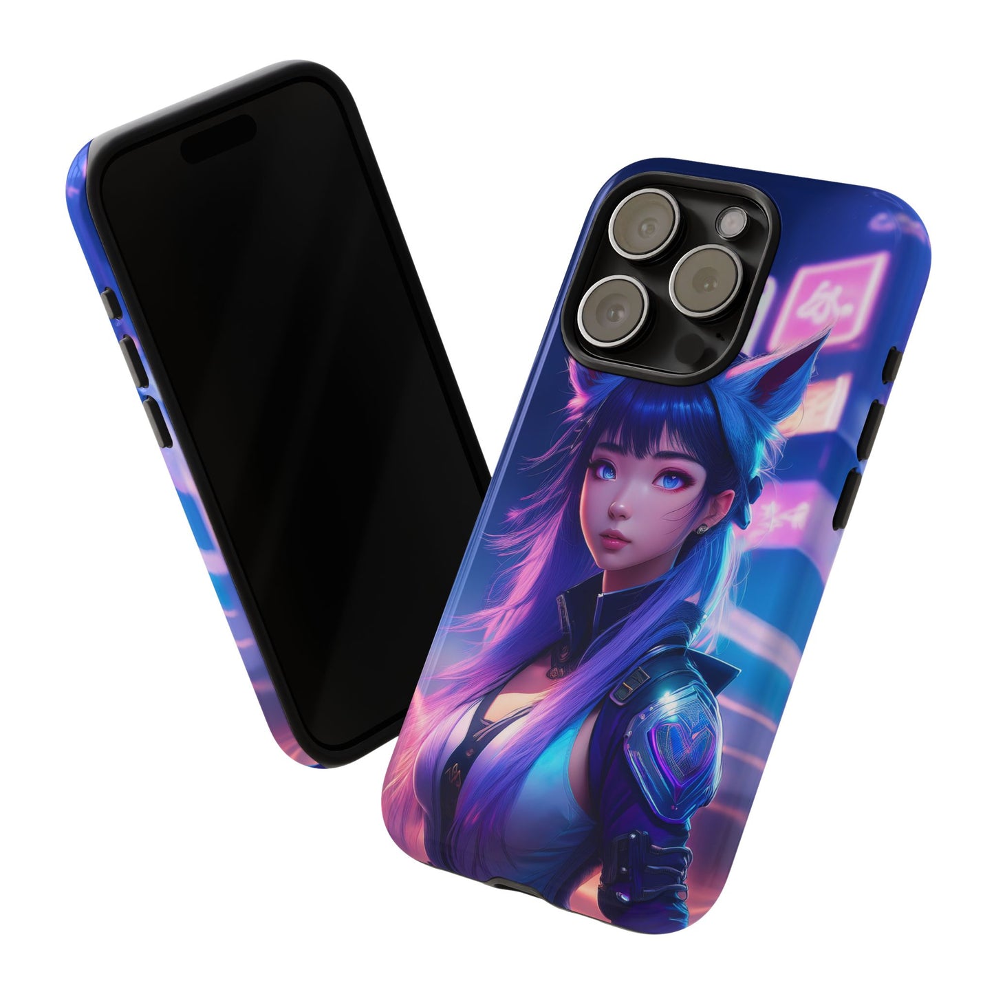 Futuristic Cyberpunk Female Cell Phone Case 010