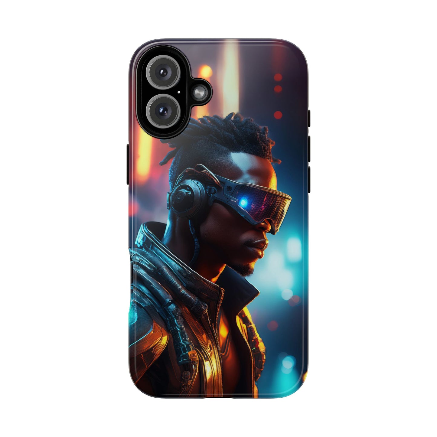 Futuristic Cyberpunk Male Cell Phone Case 016