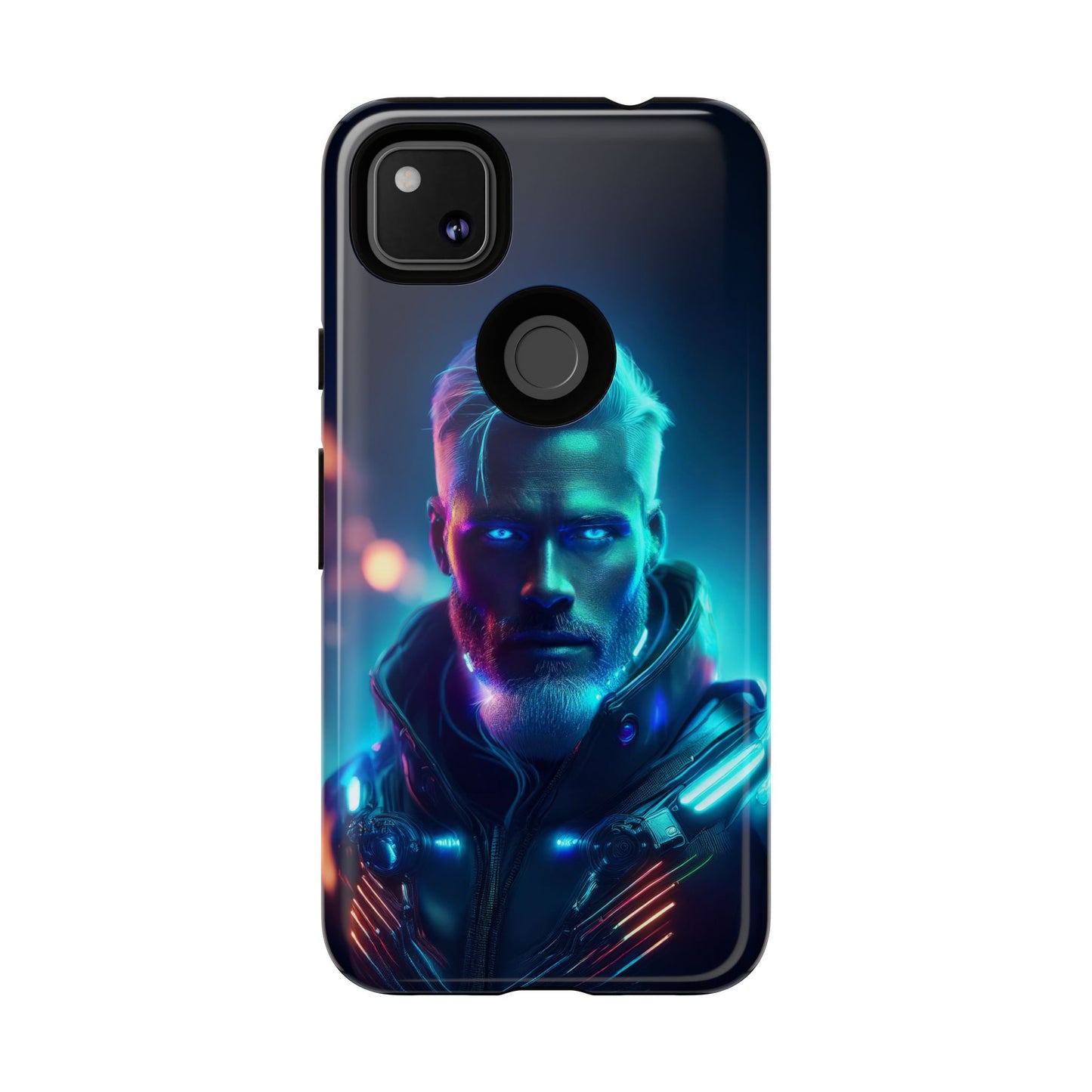 Futuristic Cyberpunk Male Cell Phone Case 023