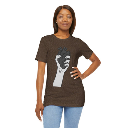 Broken Heart Graphic Tee Dark Theme – Emotional Vector Design for the Heartbroken and Strong