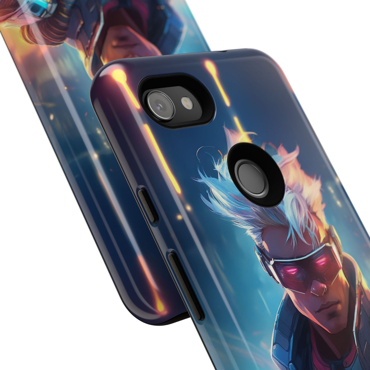 Futuristic Cyberpunk Male Cell Phone Case 018