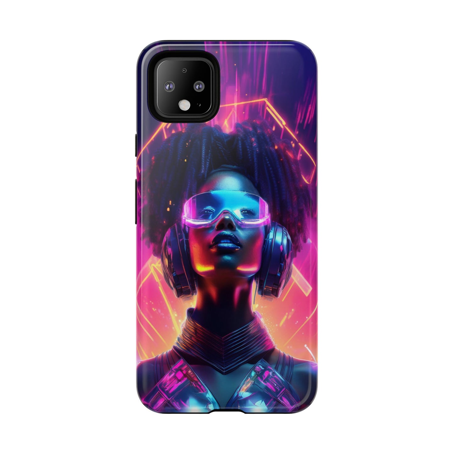 Futuristic Cyberpunk Female Cell Phone Case 030