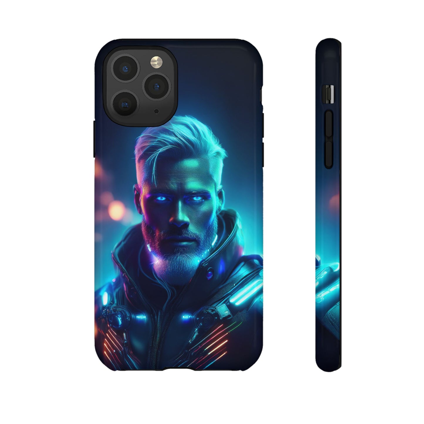 Futuristic Cyberpunk Male Cell Phone Case 023