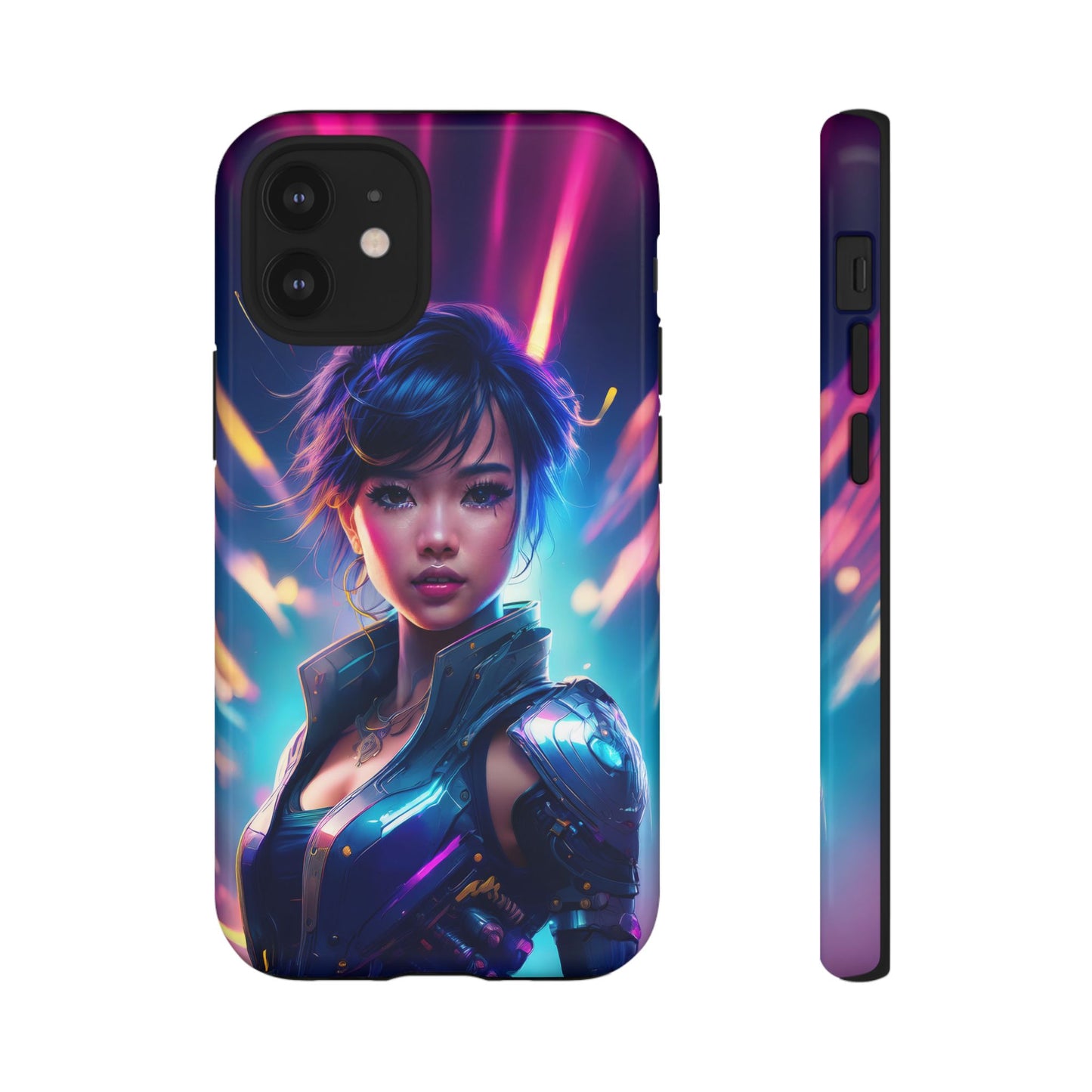 Futuristic Cyberpunk Female Cell Phone Case 024