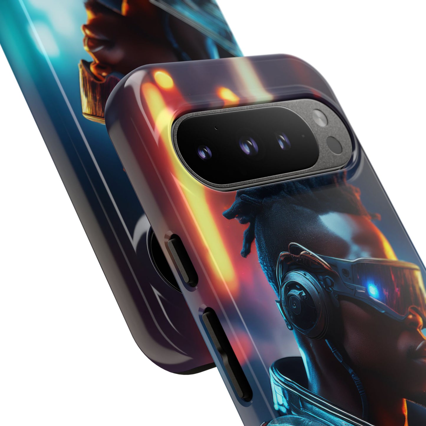 Futuristic Cyberpunk Male Cell Phone Case 016