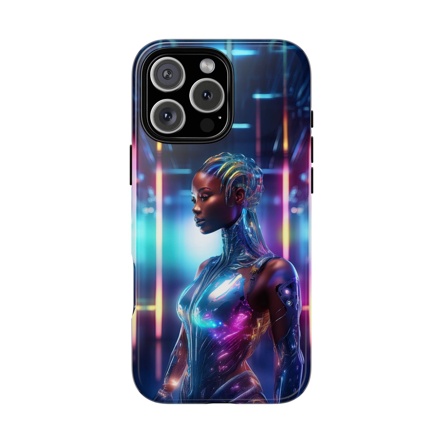 Futuristic Human Android Hybrid Cell Phone Case 014