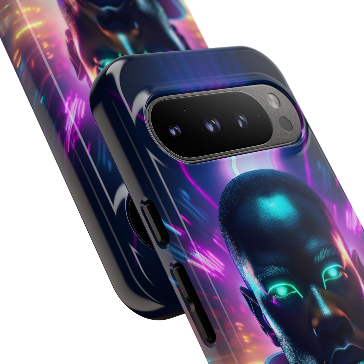 Futuristic Cyberpunk Male Cell Phone Case 022