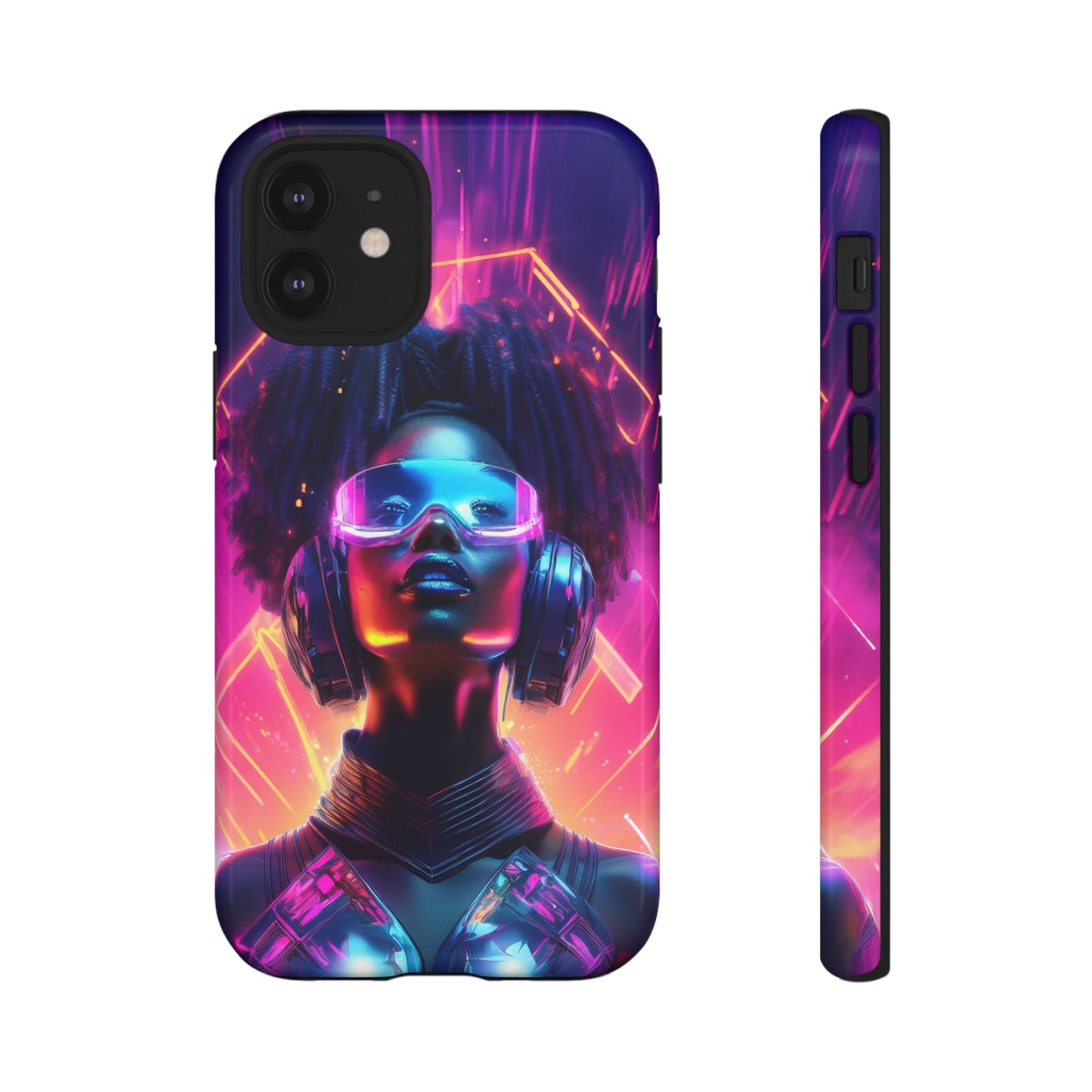 Futuristic Cyberpunk Female Cell Phone Case 030