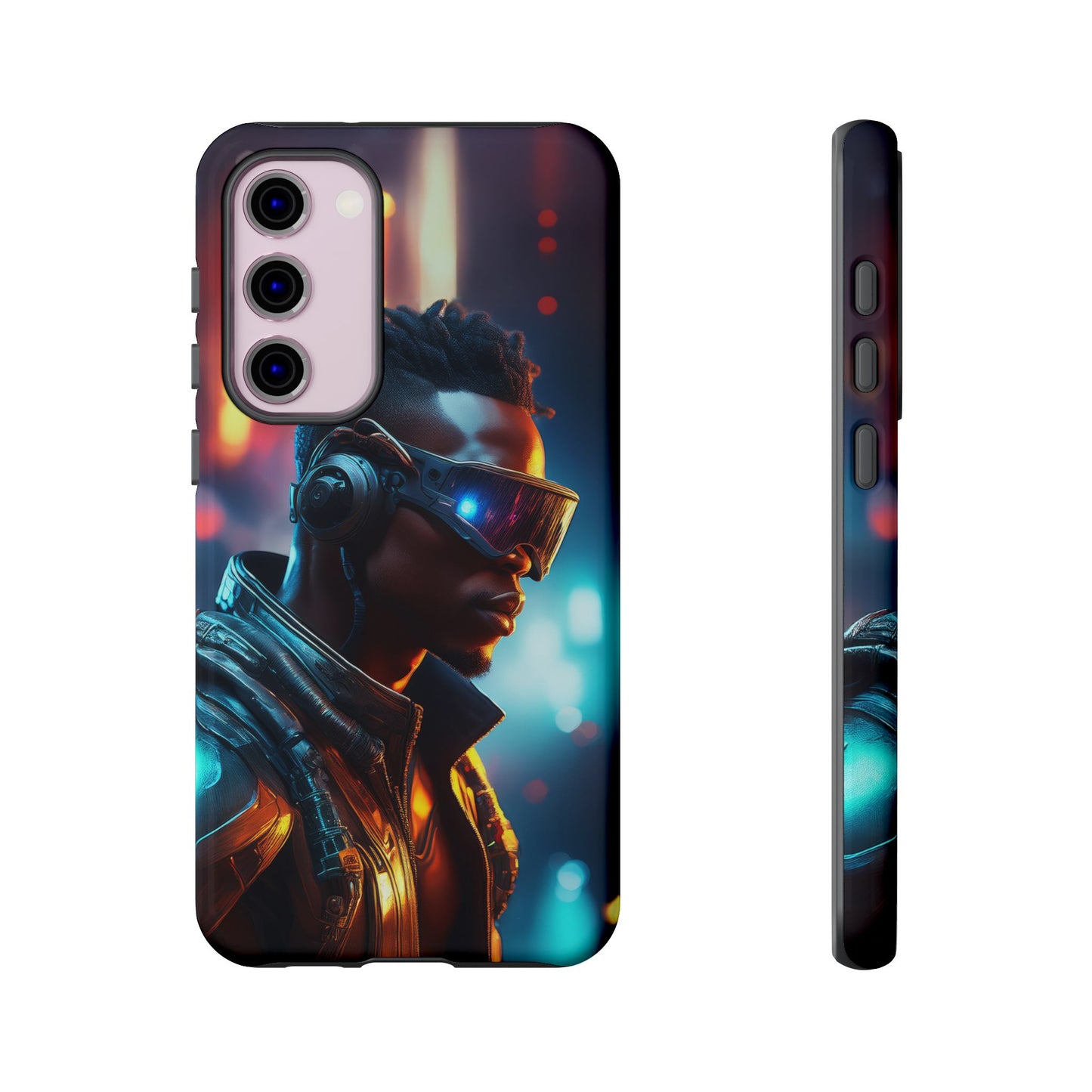 Futuristic Cyberpunk Male Cell Phone Case 016