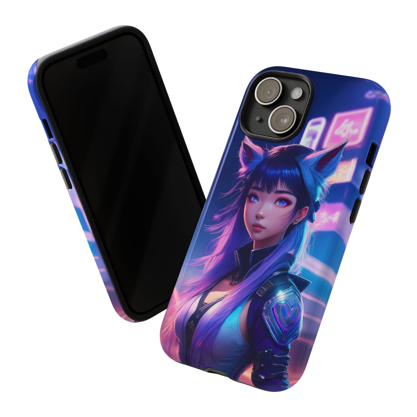 Futuristic Cyberpunk Female Cell Phone Case 010