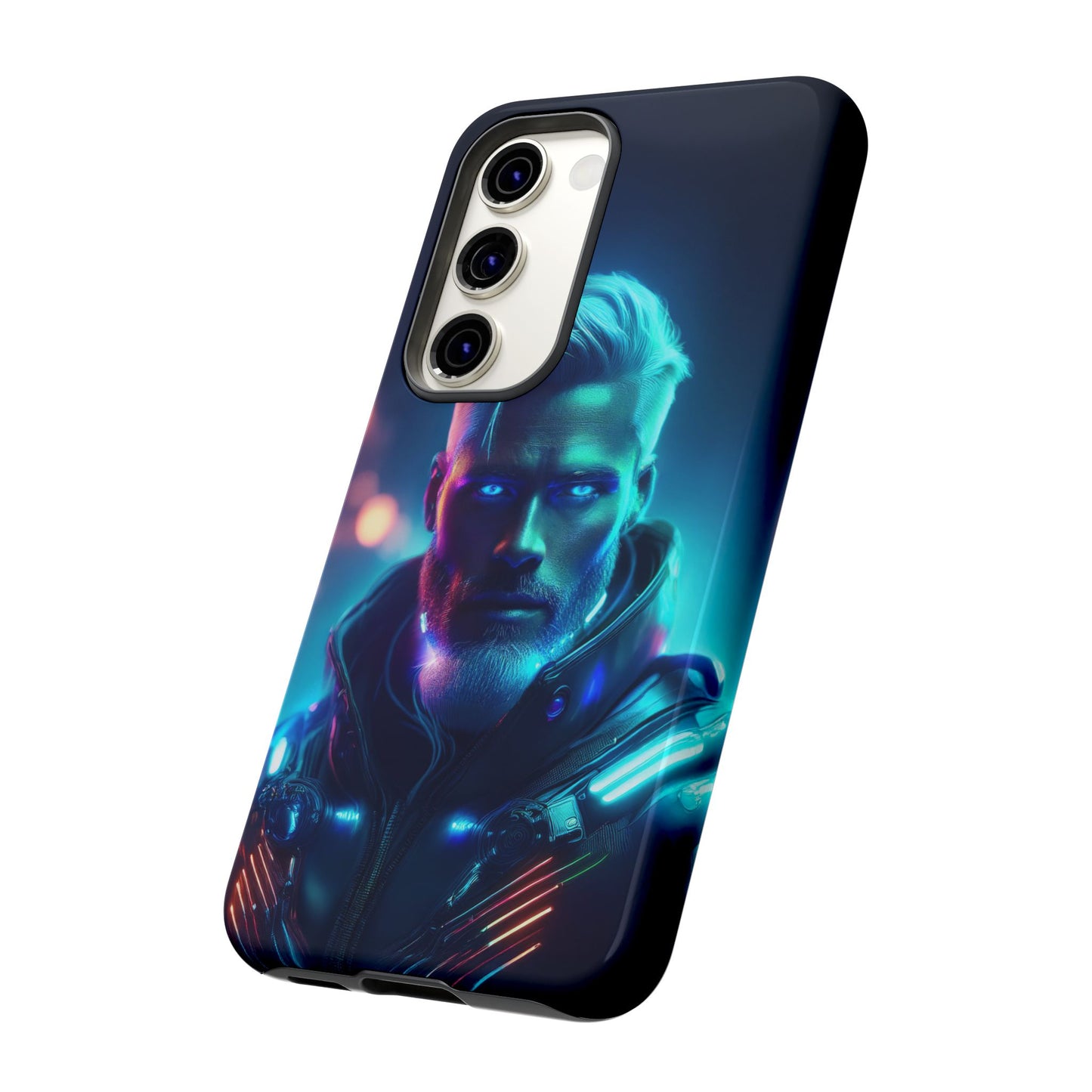 Futuristic Cyberpunk Male Cell Phone Case 023