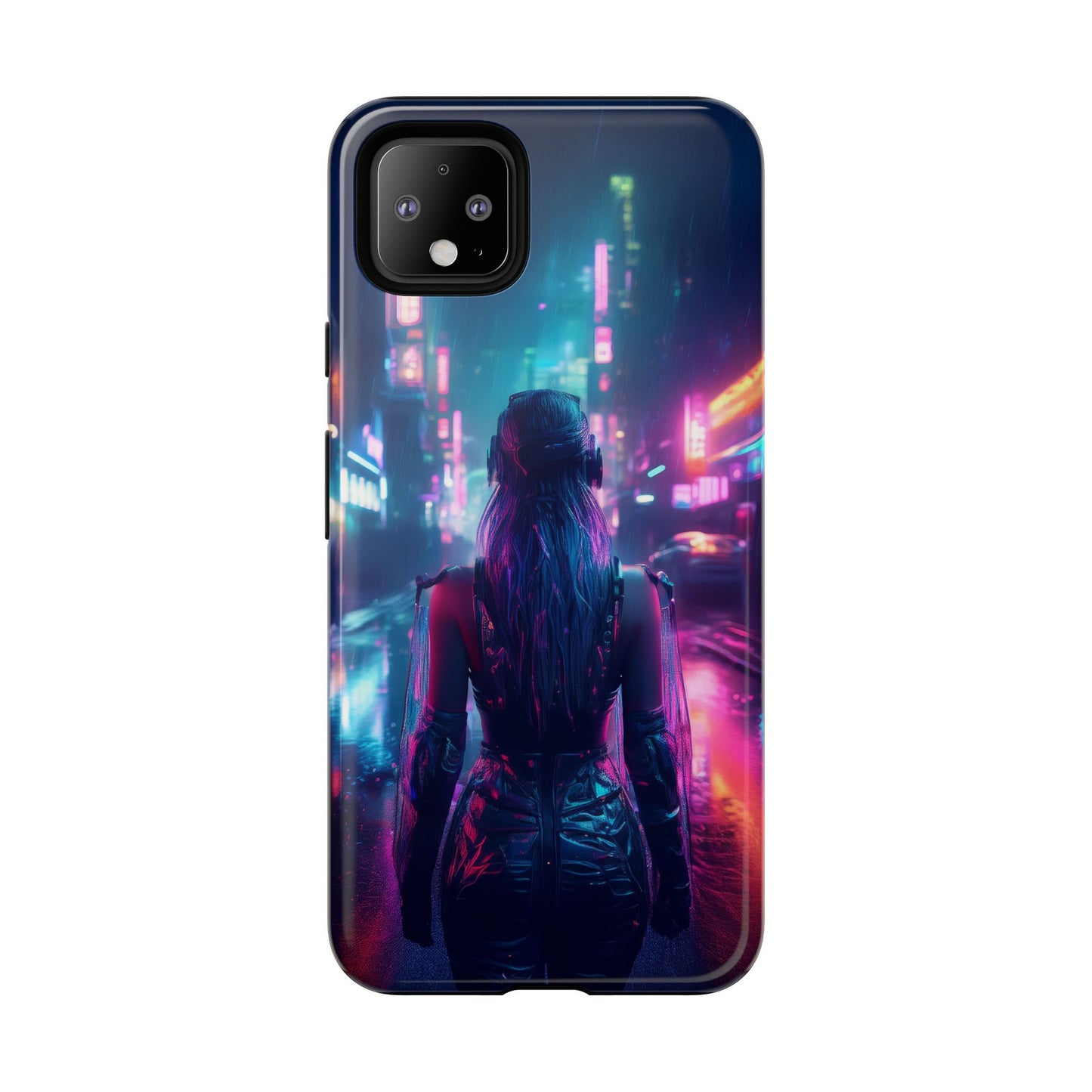 Futuristic Cyberpunk Female Cell Phone Case 032