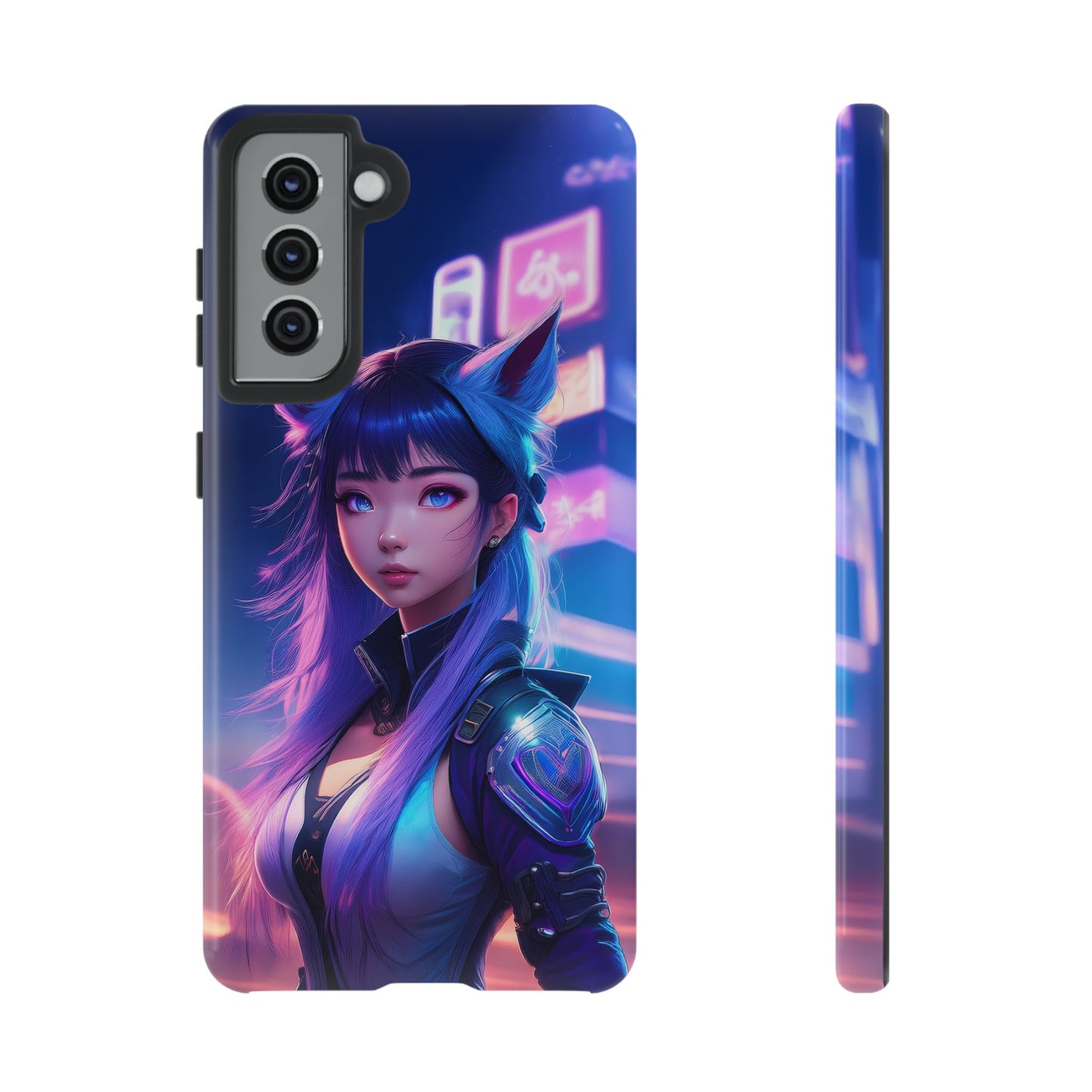 Futuristic Cyberpunk Female Cell Phone Case 010