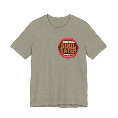 Colorful Design Soul Eater Shirt – Bold Funny Tee for Women Who Break Hearts and Don’t Apologize. Unisex Jersey Short Sleeve Tee