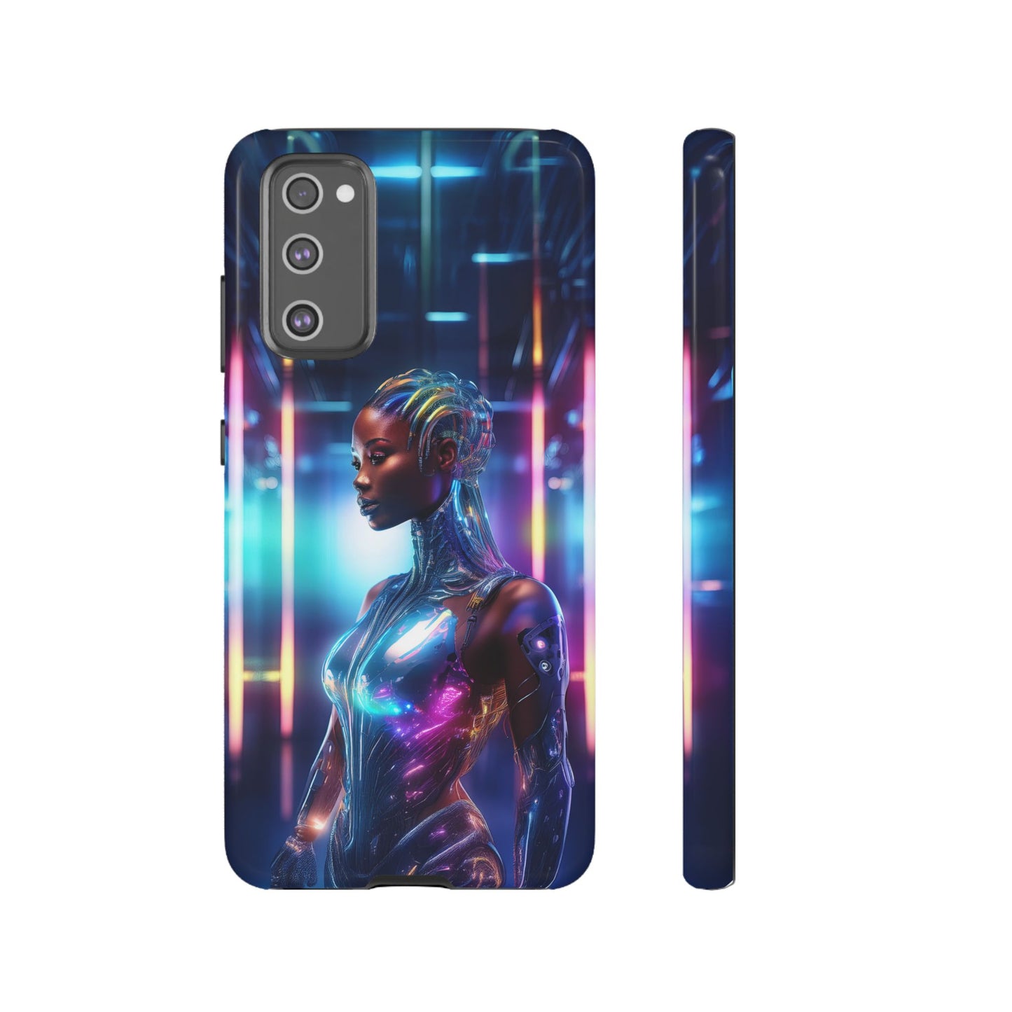 Futuristic Human Android Hybrid Cell Phone Case 014