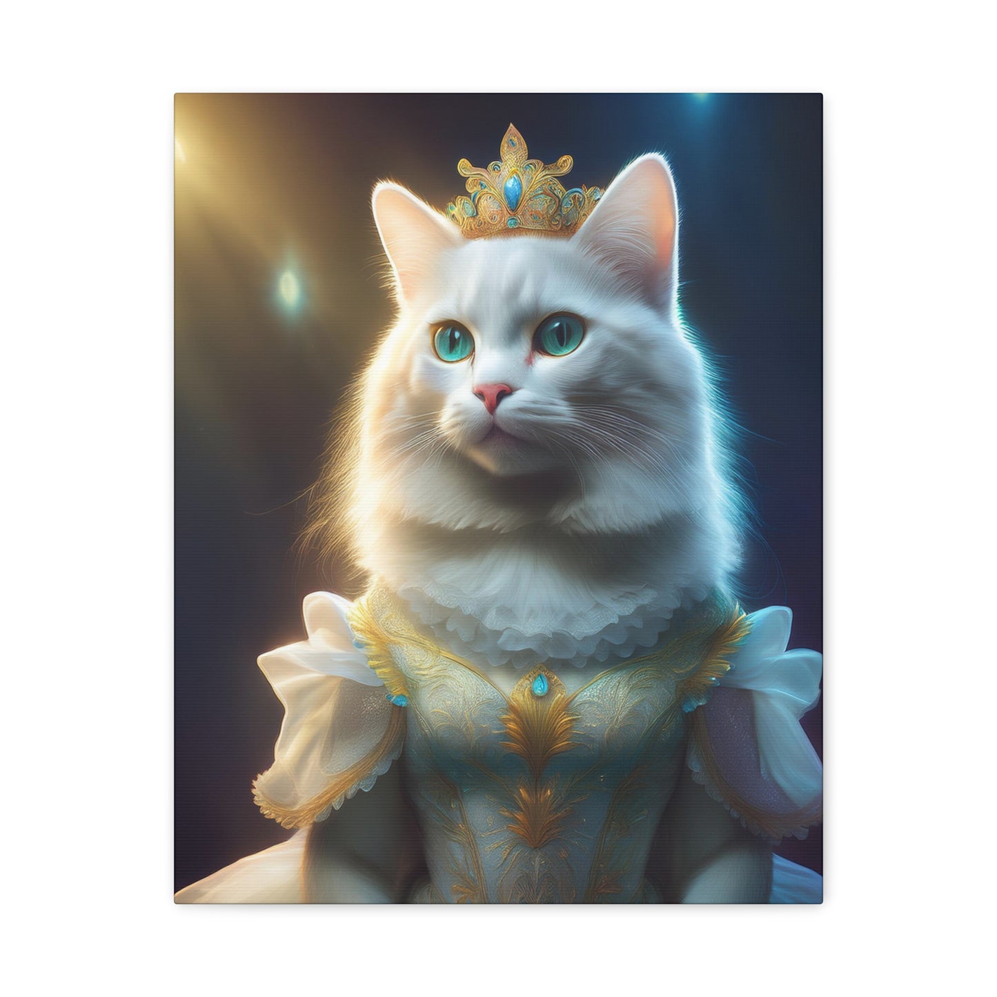 Meowgical Fairy Purrincess Canvas Art | Stretched Matte Wall Decor 004