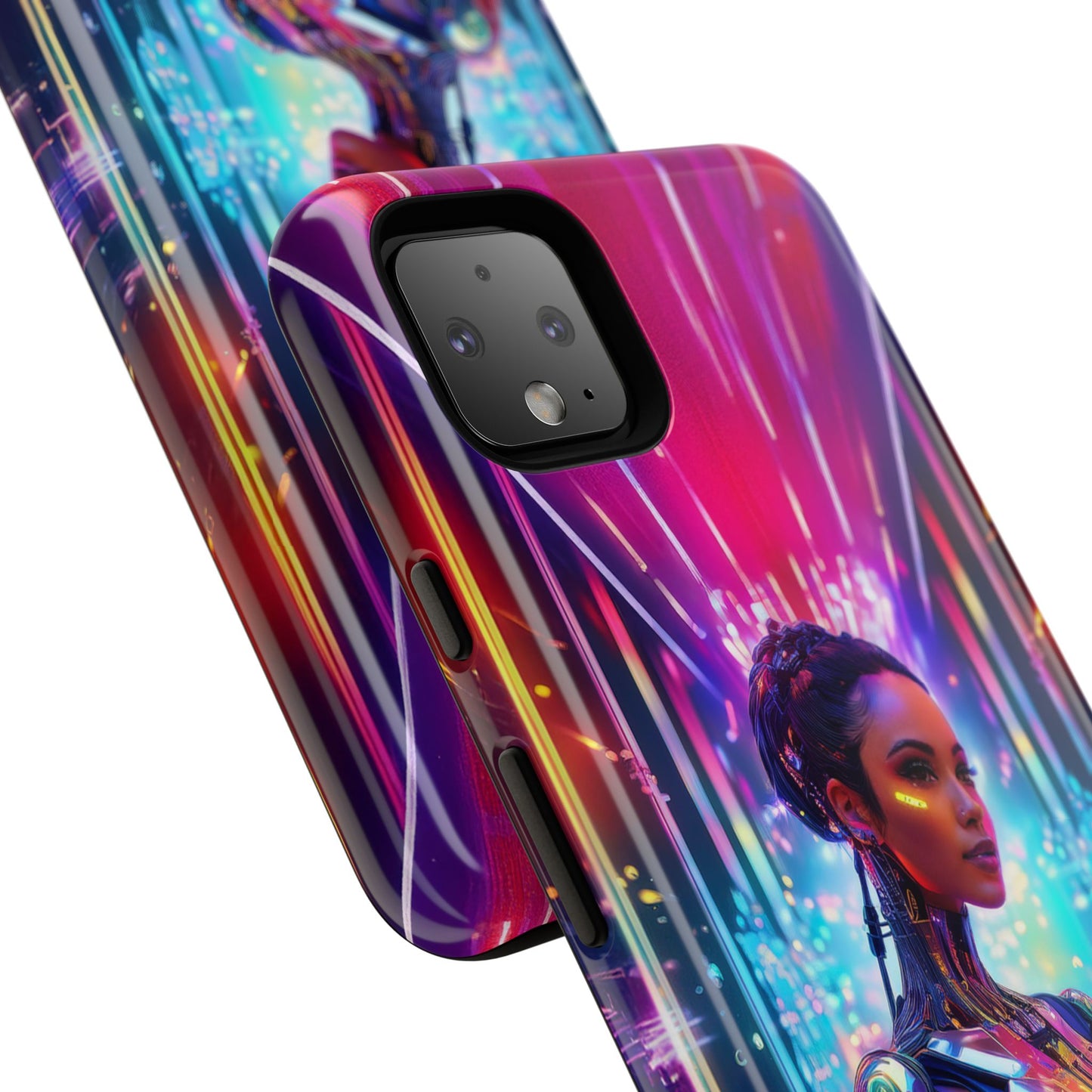 Futuristic Human Android Hybrid Cell Phone Case 006