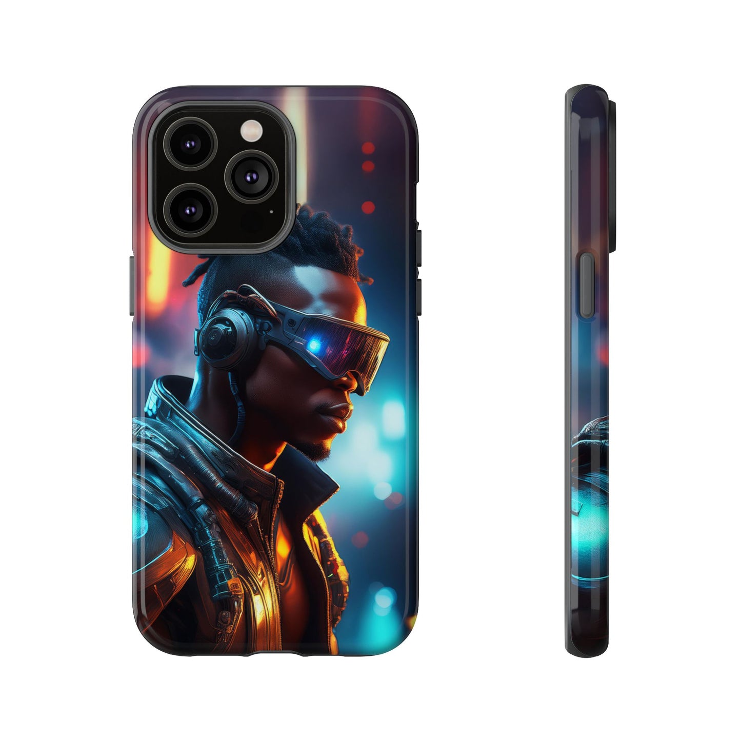 Futuristic Cyberpunk Male Cell Phone Case 016