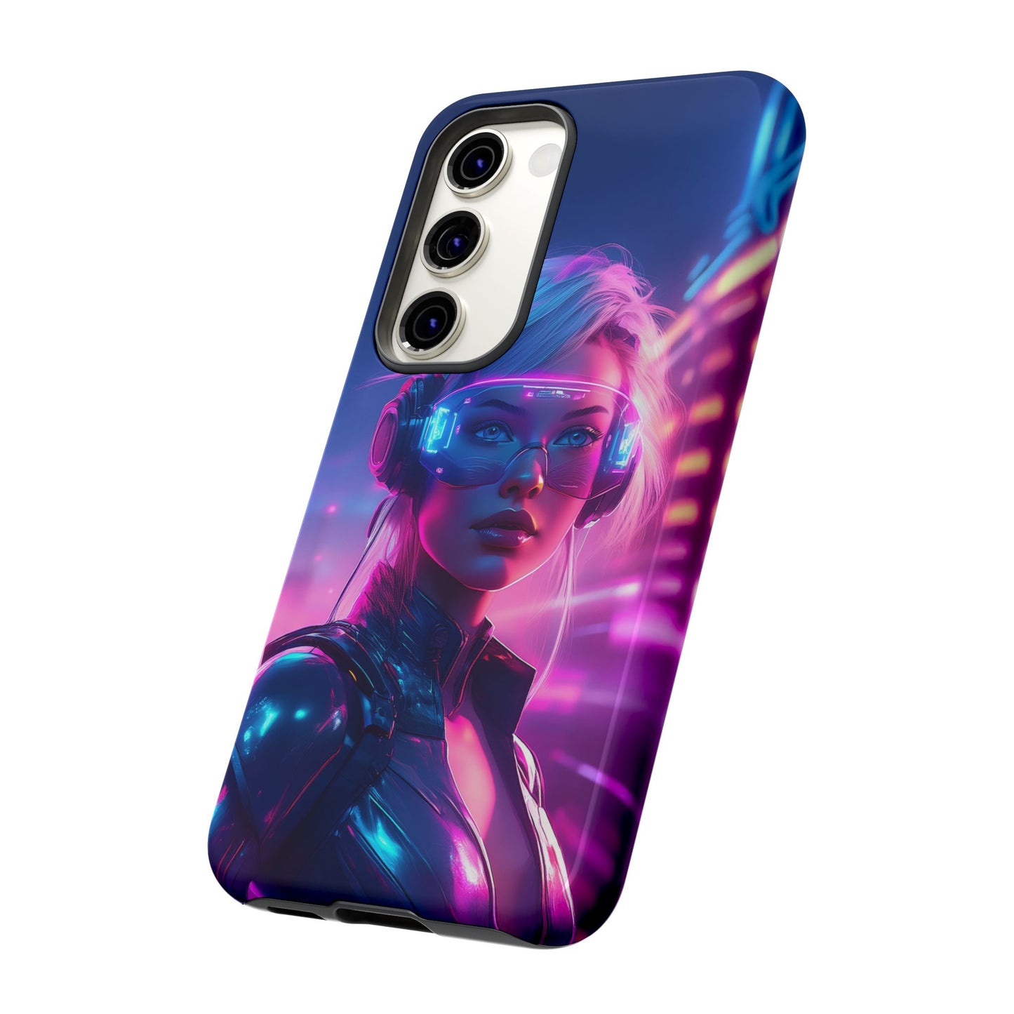 Futuristic Cyberpunk Female Cell Phone Case 029