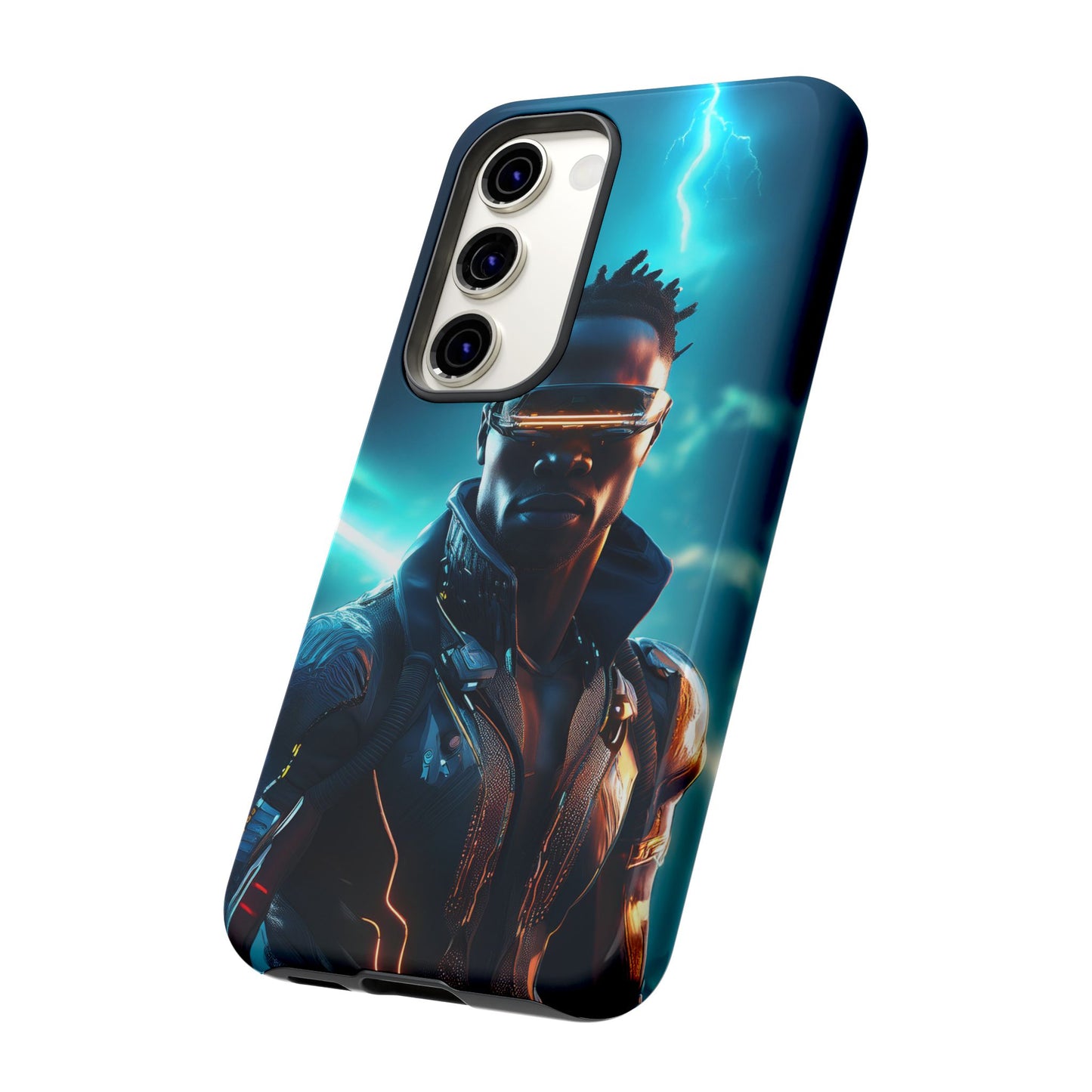 Futuristic Cyberpunk Male Cell Phone Case 014