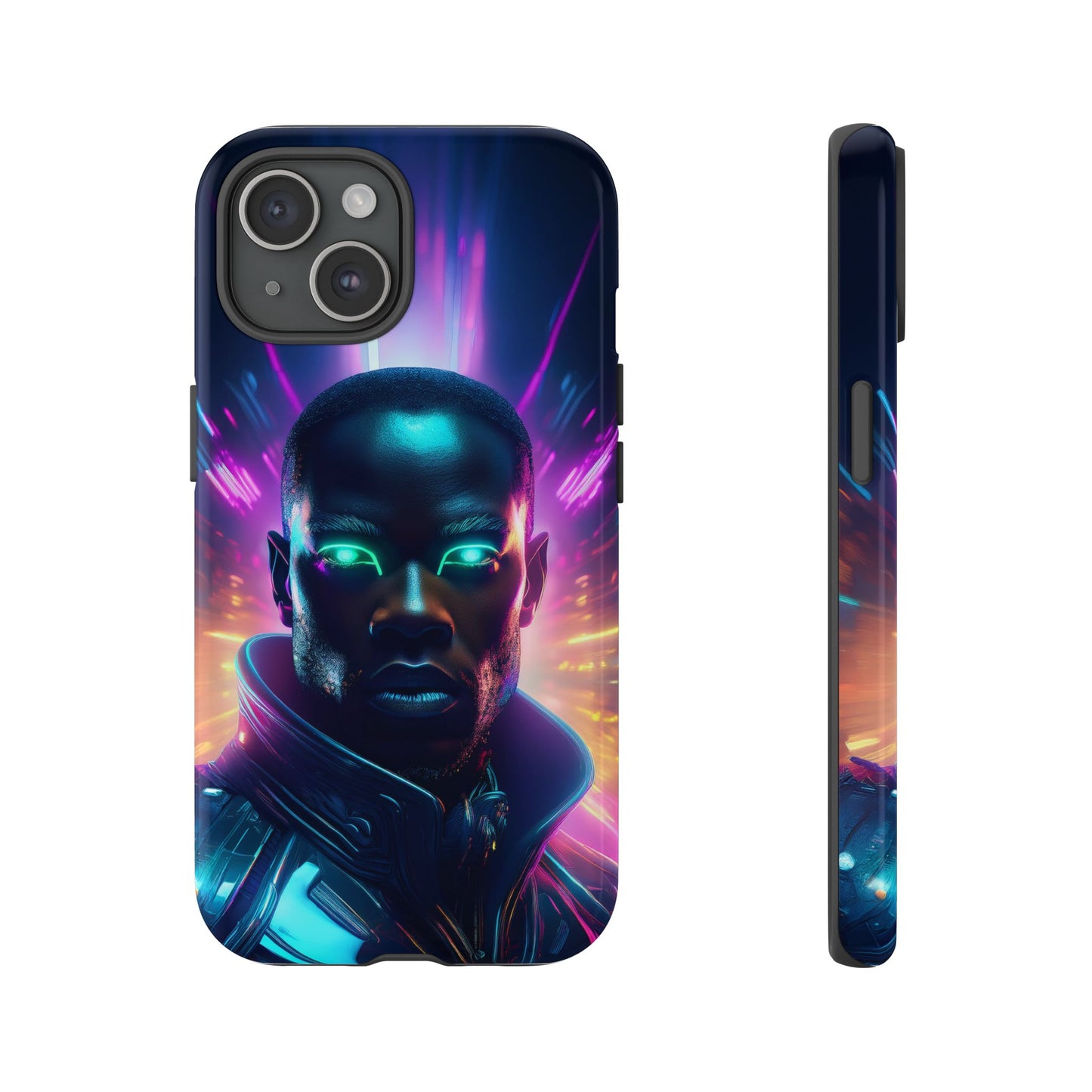 Futuristic Cyberpunk Male Cell Phone Case 022