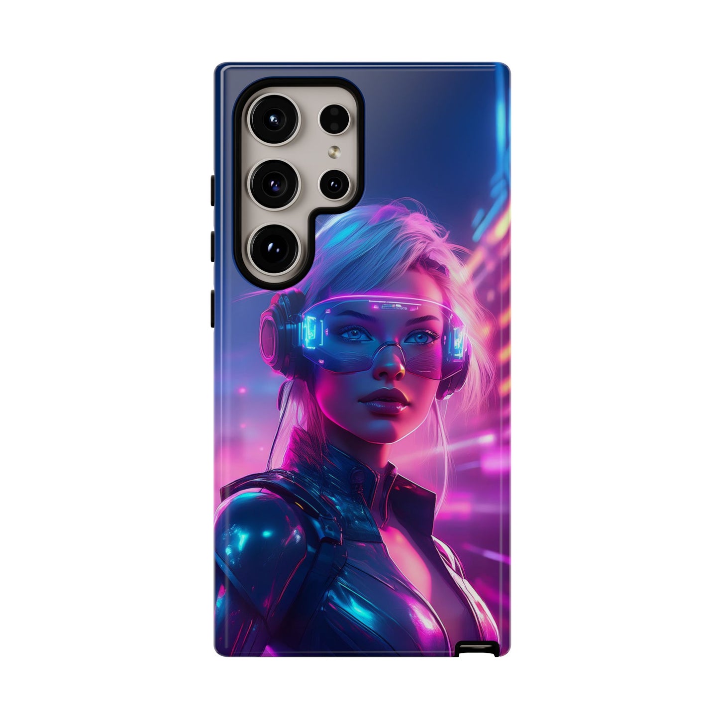 Futuristic Cyberpunk Female Cell Phone Case 029