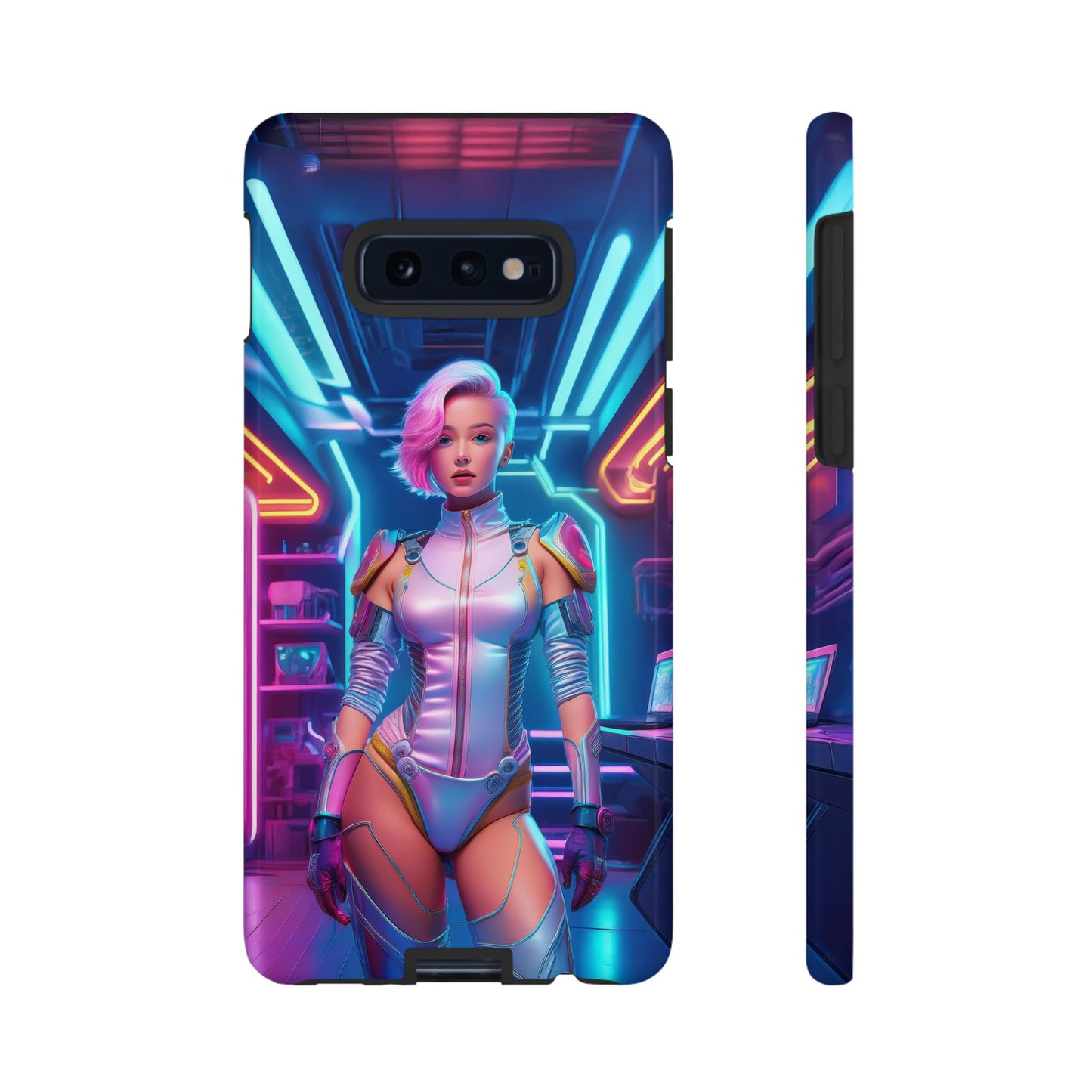 Futuristic Cyberpunk Female Cell Phone Case 002