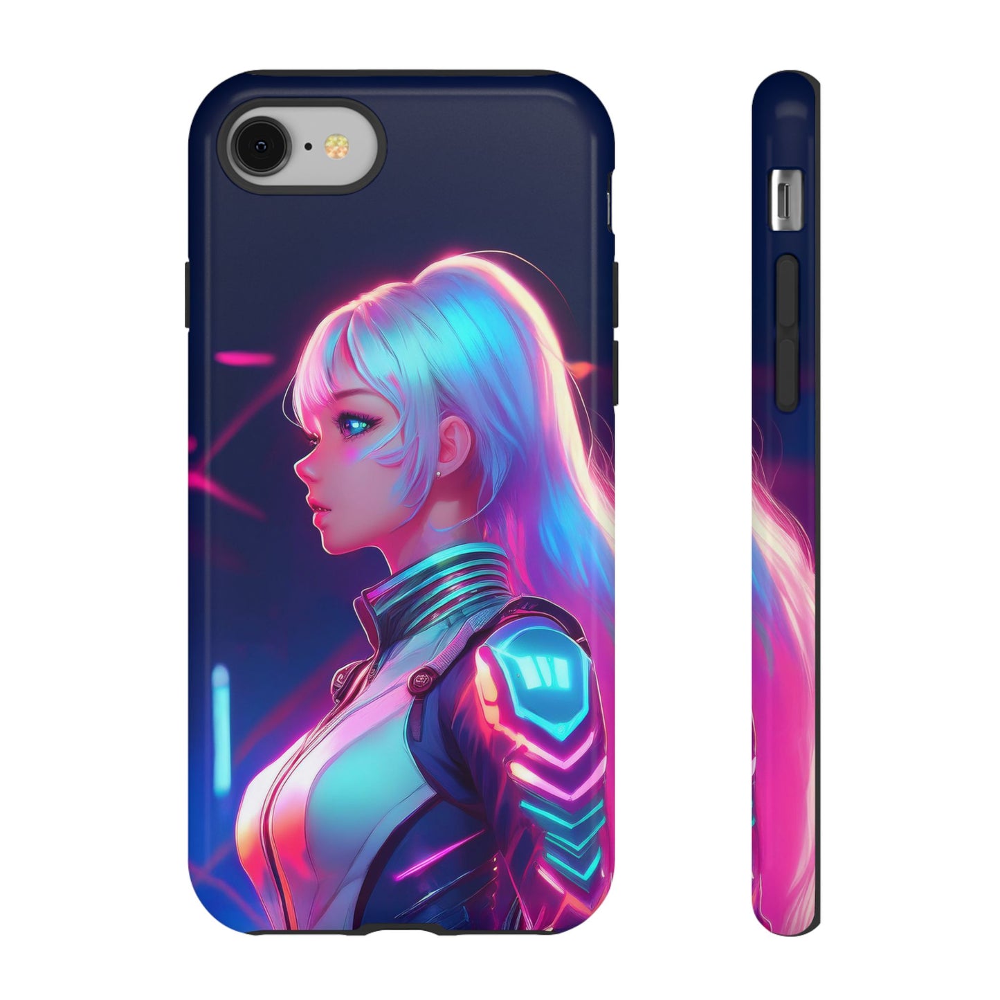 Futuristic Cyberpunk Female Cell Phone Case 009