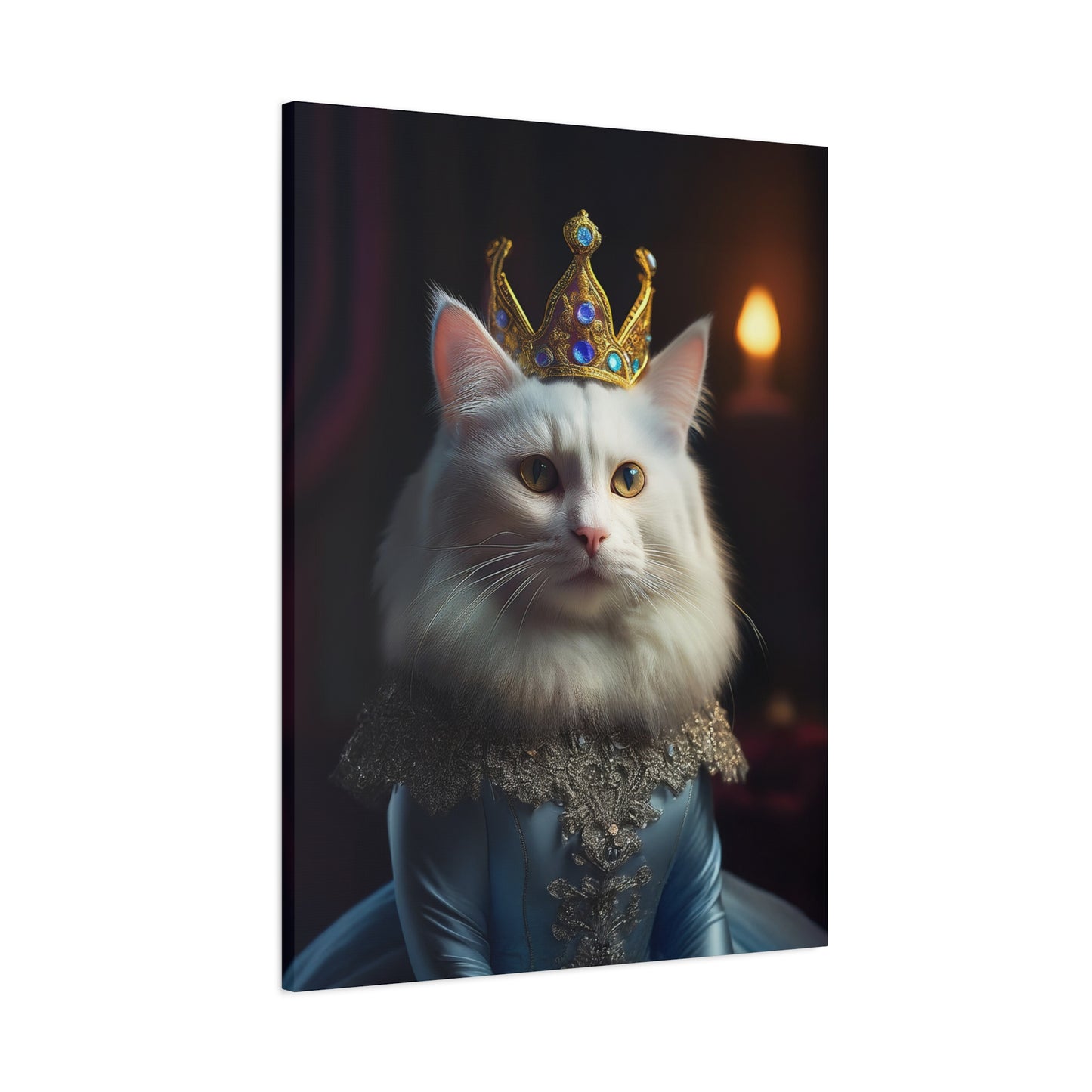 Her Royal Meowjesty Canvas Art | Stretched Matte Wall Decor 003