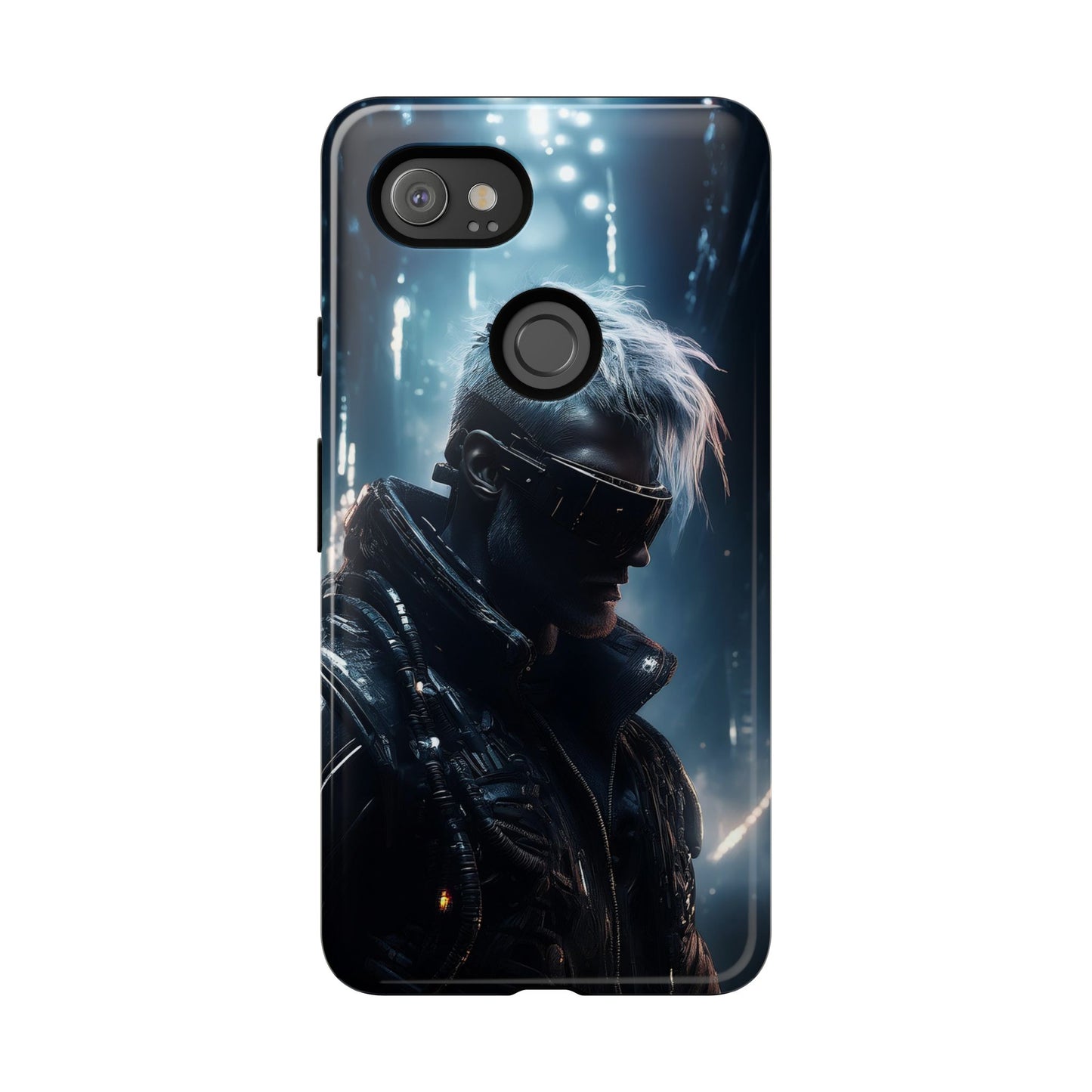 Futuristic Cyberpunk Male Cell Phone Case 025