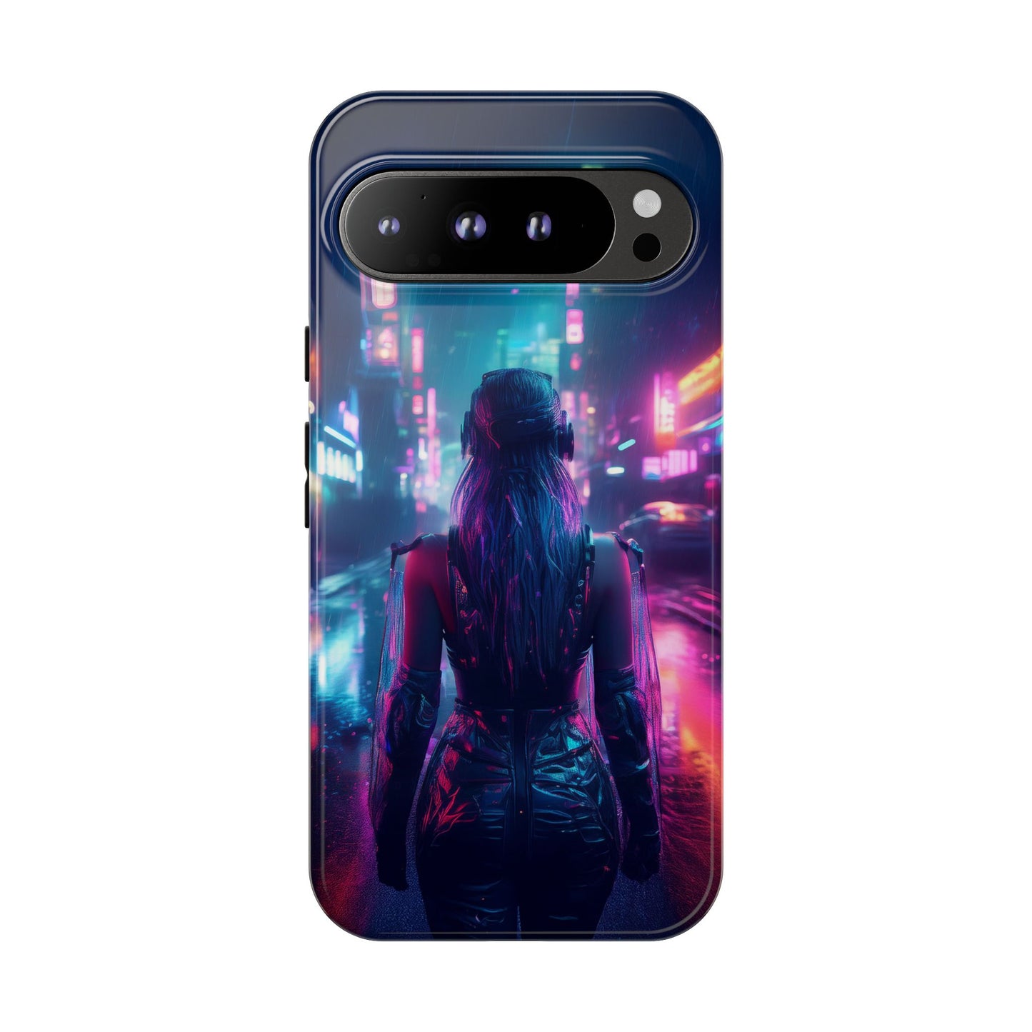 Futuristic Cyberpunk Female Cell Phone Case 032