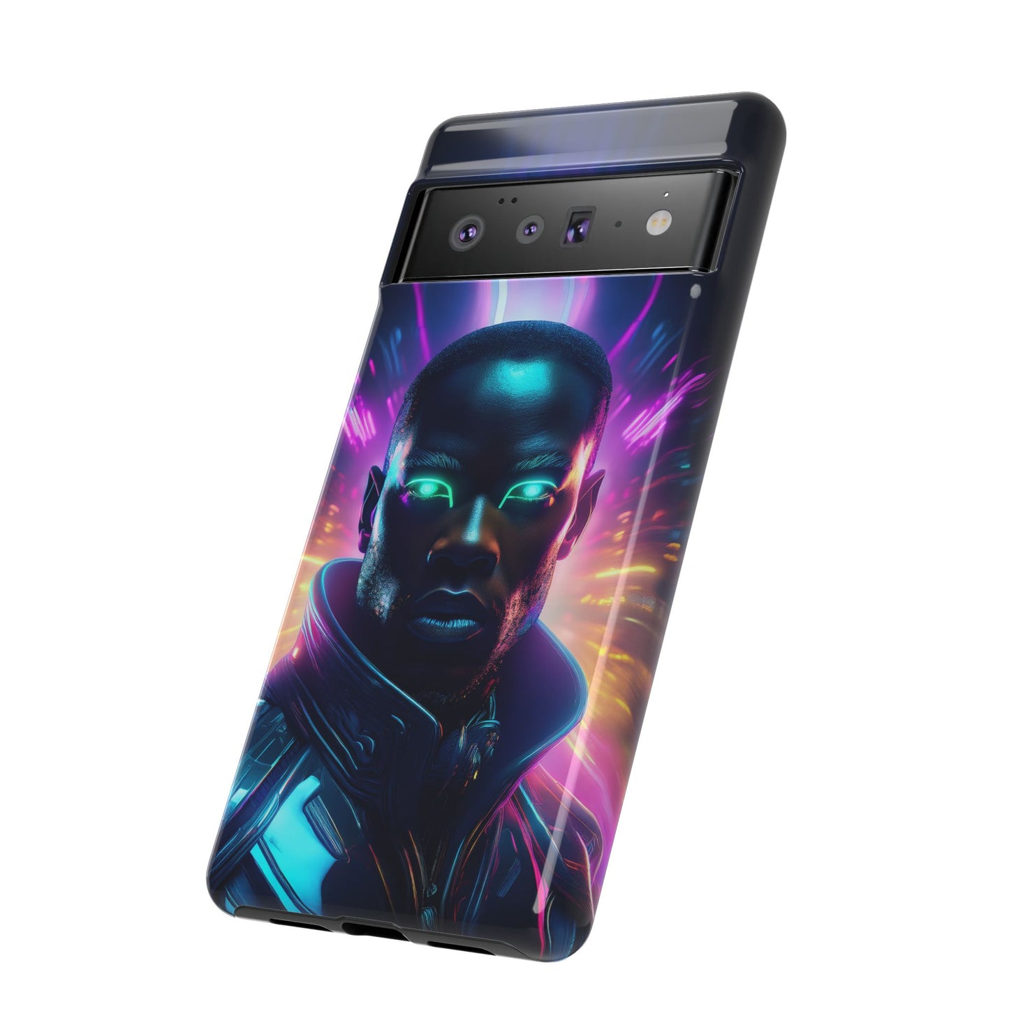 Futuristic Cyberpunk Male Cell Phone Case 022