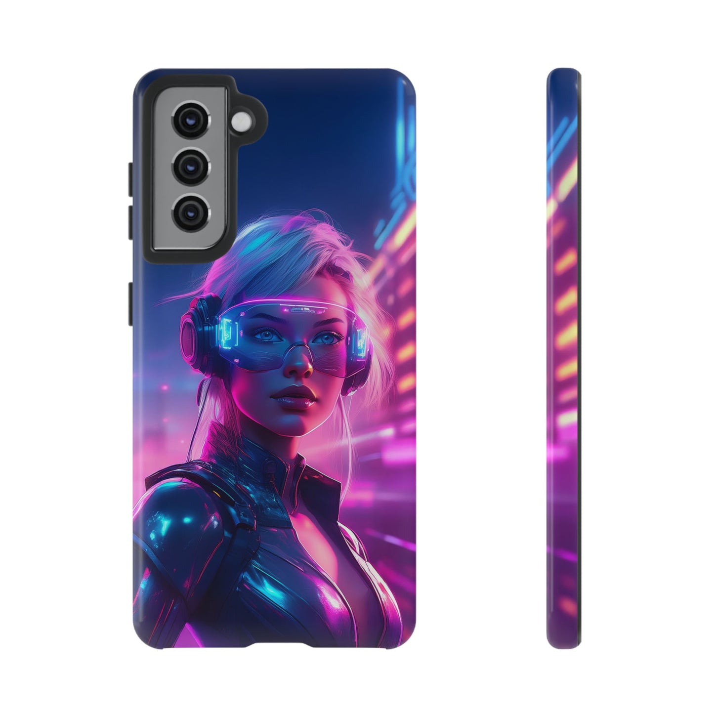 Futuristic Cyberpunk Female Cell Phone Case 029