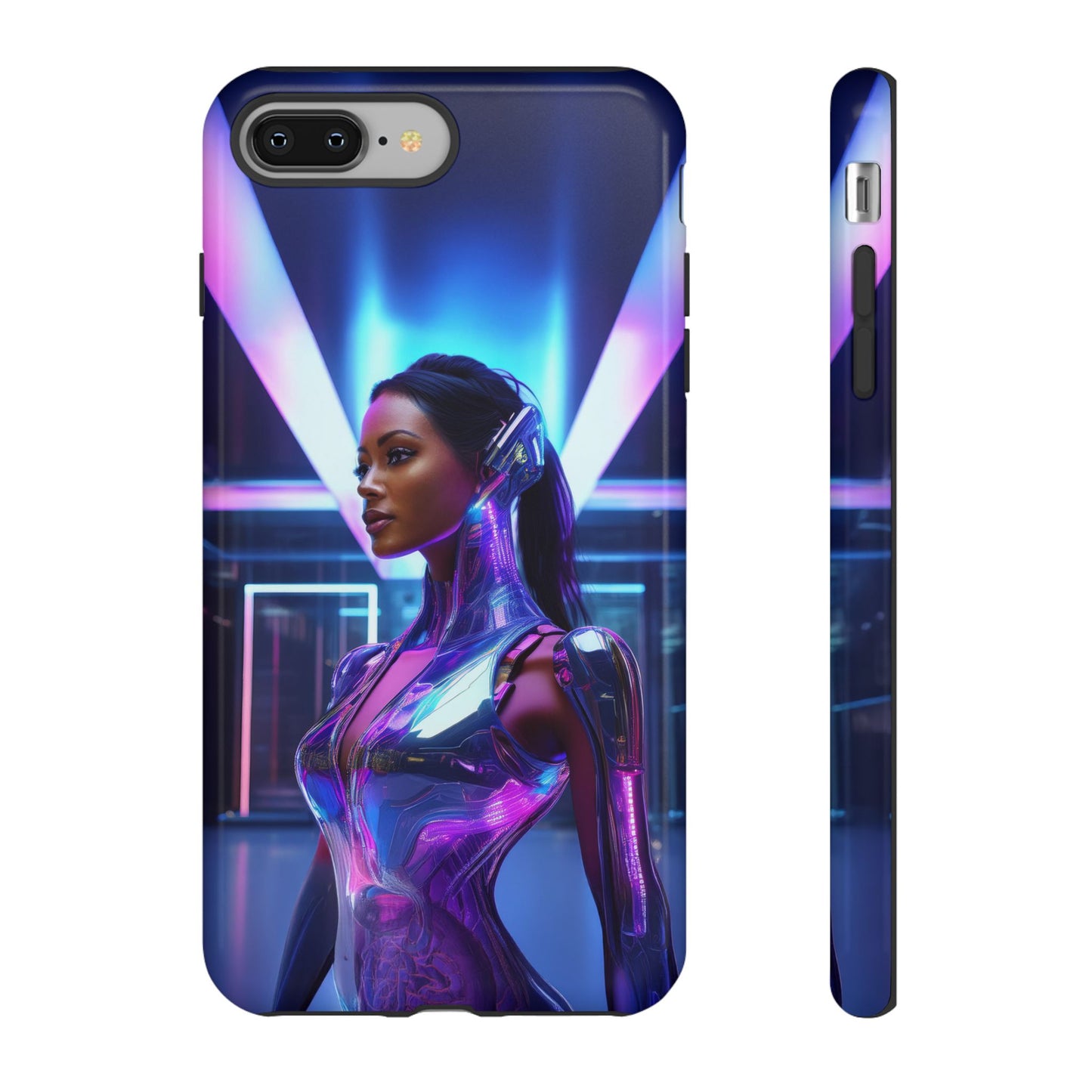 Futuristic Human Android Hybrid Cell Phone Case 017