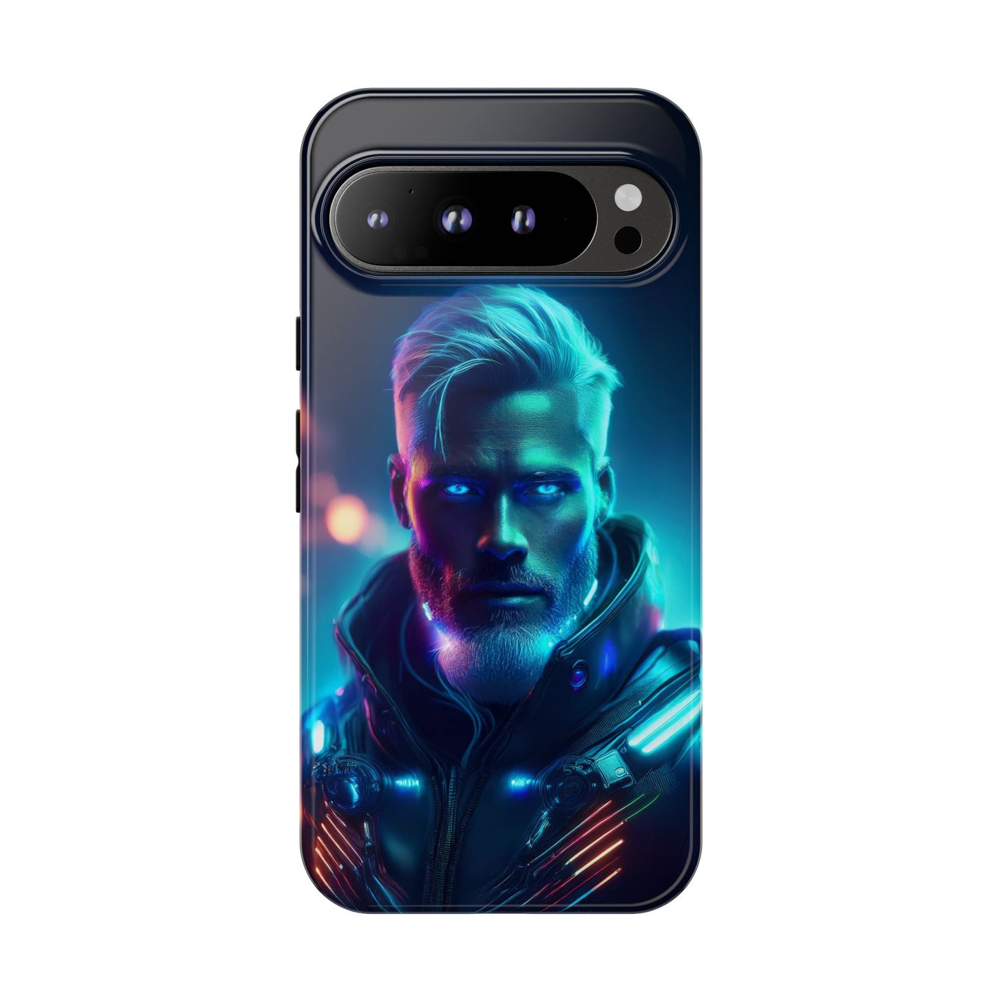 Futuristic Cyberpunk Male Cell Phone Case 023