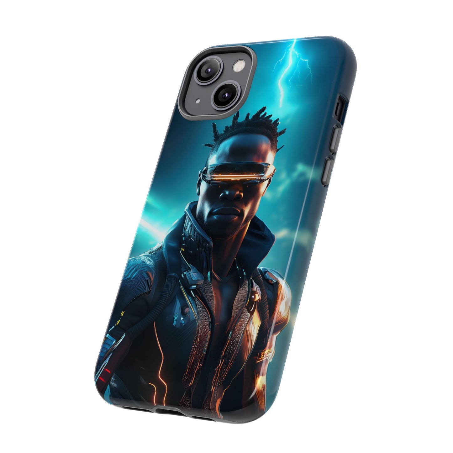 Futuristic Cyberpunk Male Cell Phone Case 014