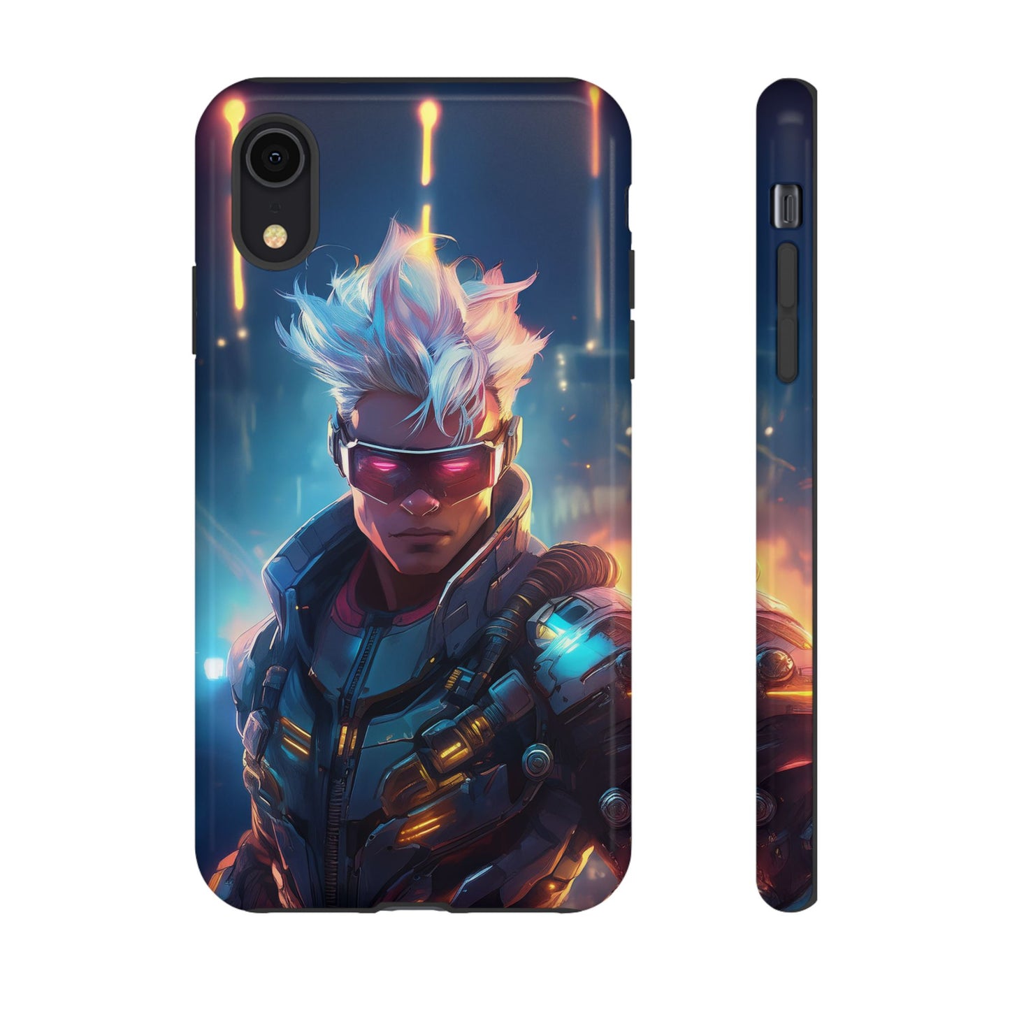 Futuristic Cyberpunk Male Cell Phone Case 018