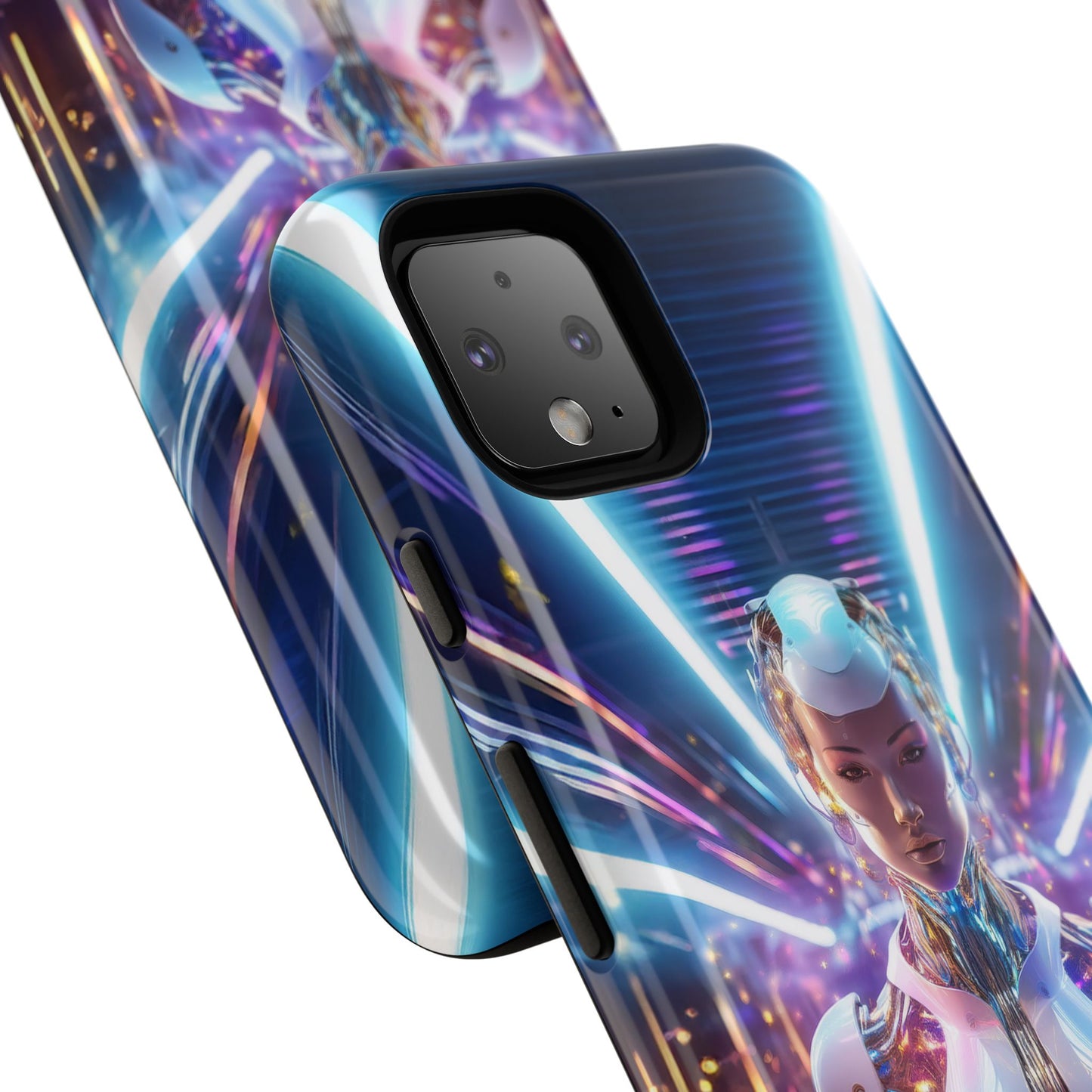 Futuristic Human Android Hybrid Cell Phone Case 007