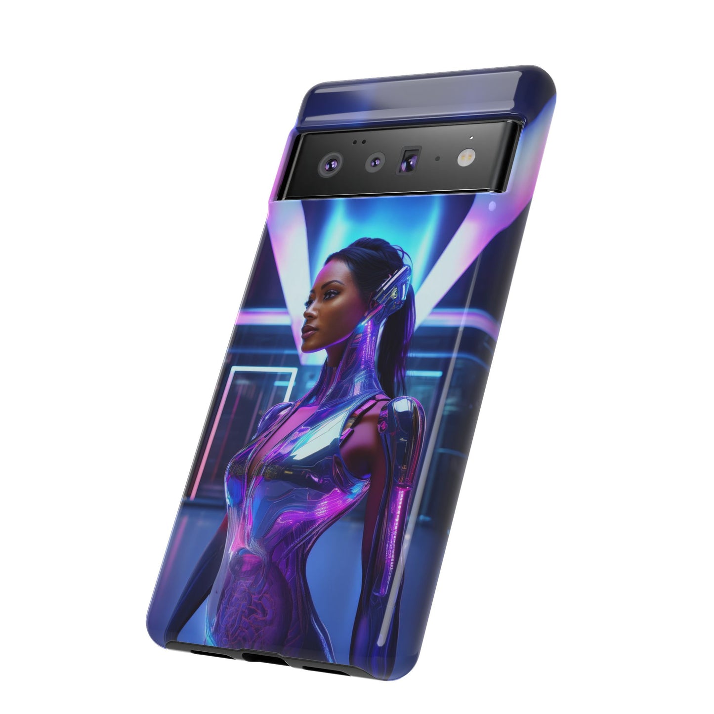 Futuristic Human Android Hybrid Cell Phone Case 017