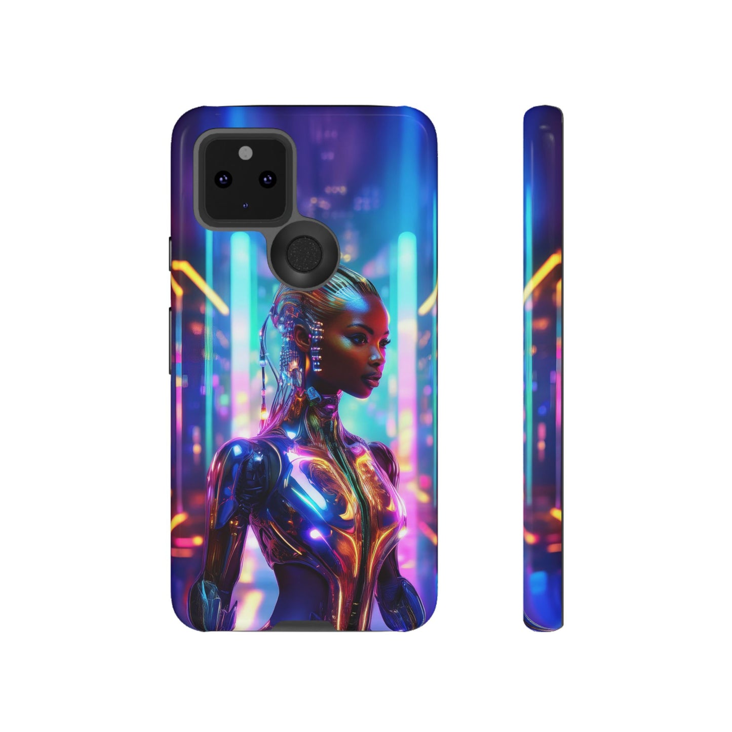 Futuristic Human Android Hybrid Cell Phone Case 018