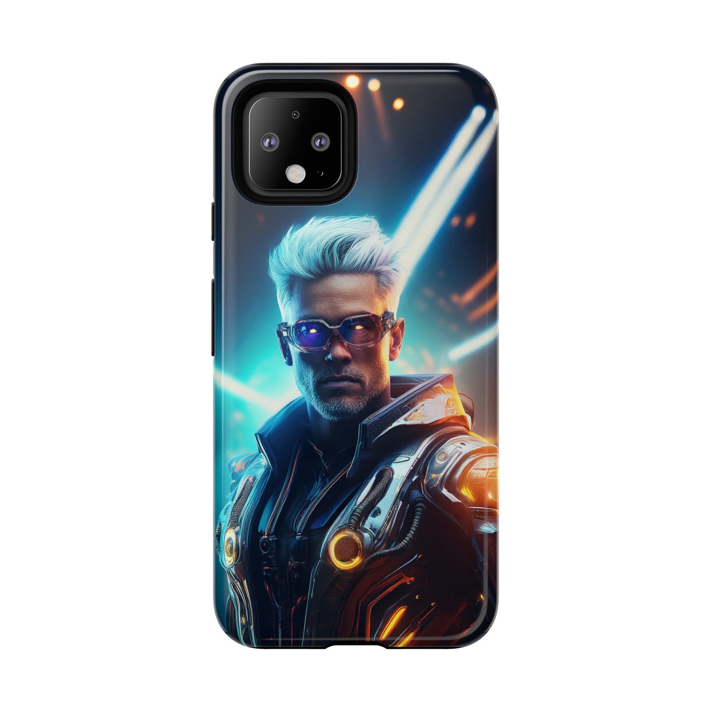 Futuristic Cyberpunk Male Cell Phone Case 013