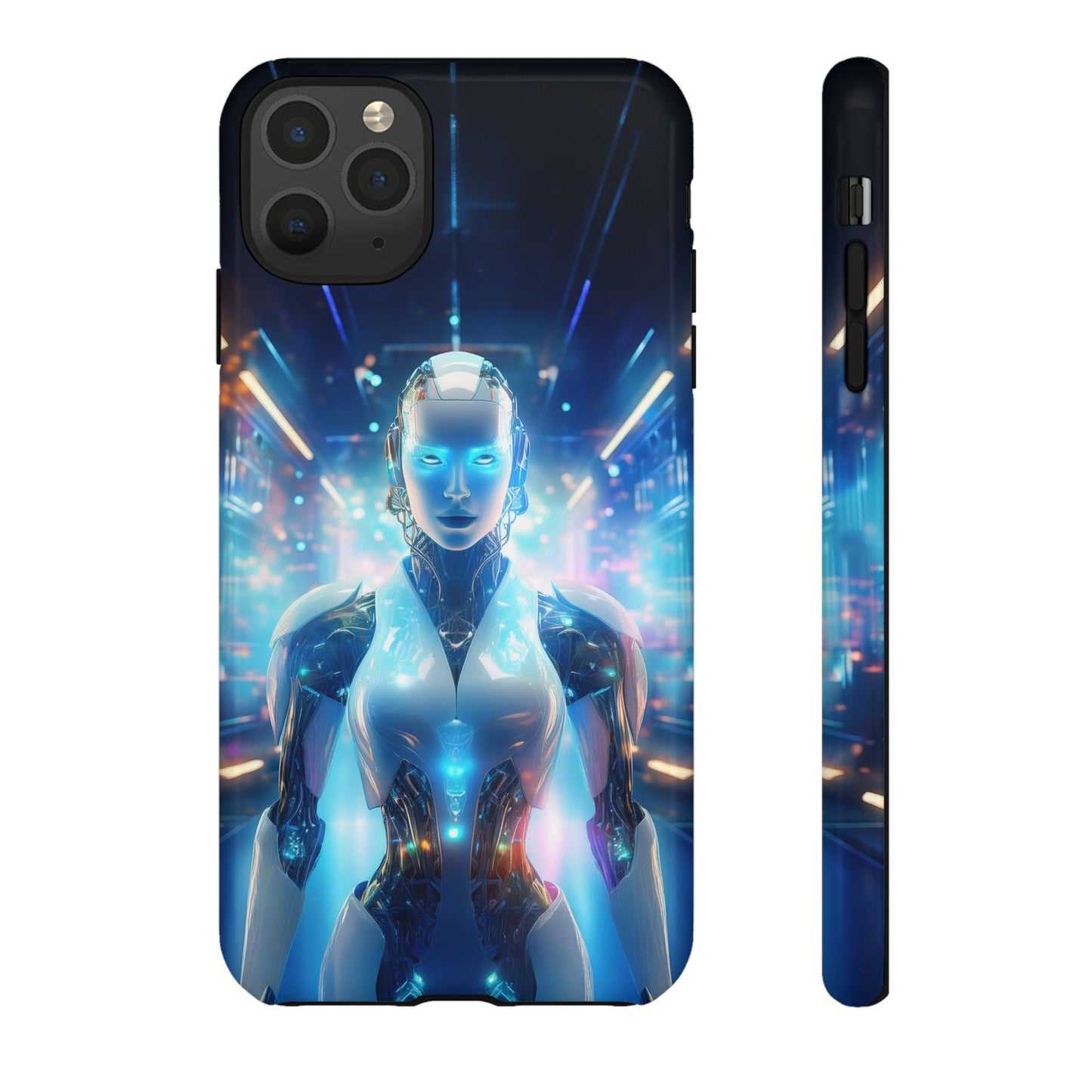 Futuristic Human Android Hybrid Cell Phone Case 012