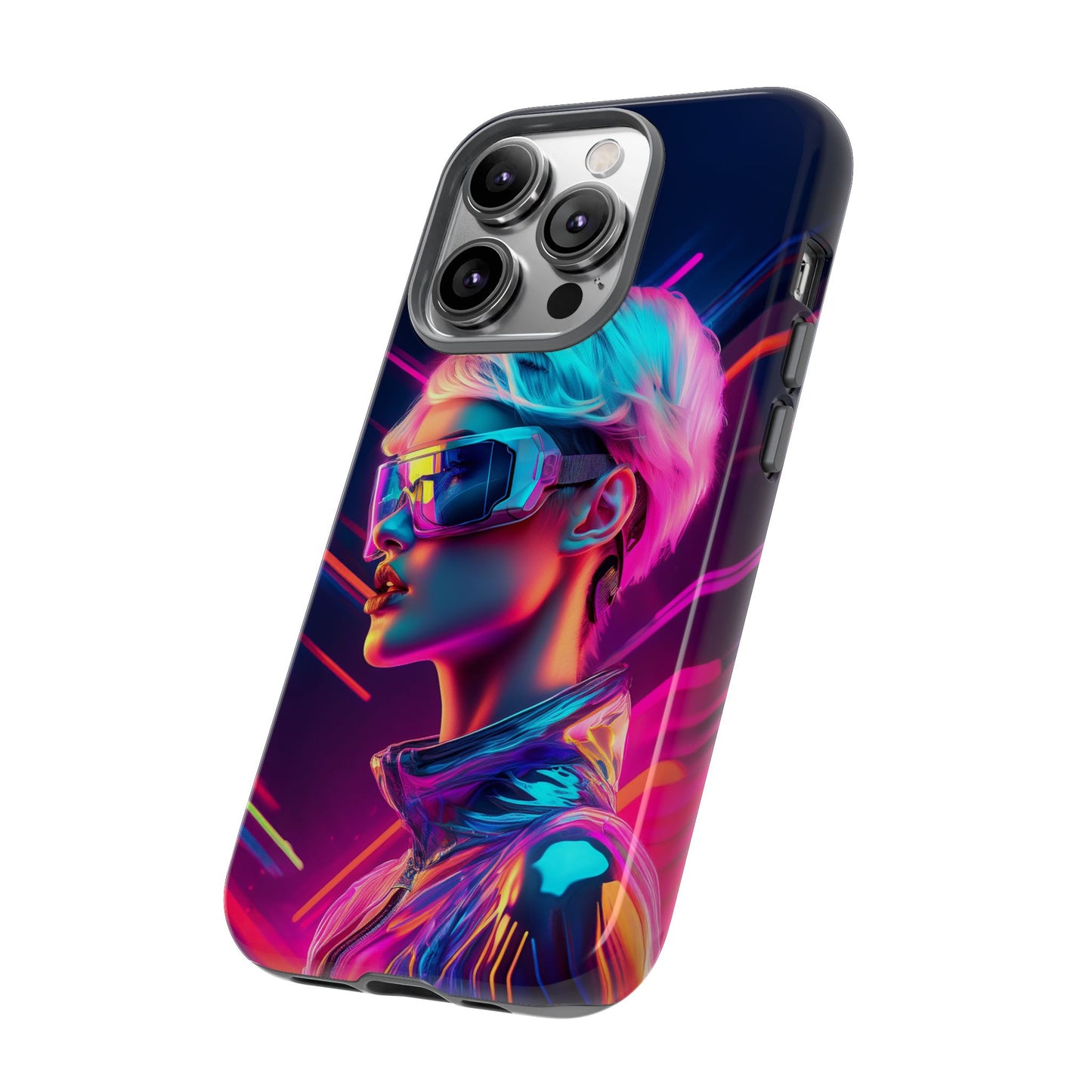 Futuristic Cyberpunk Female Cell Phone Case 031