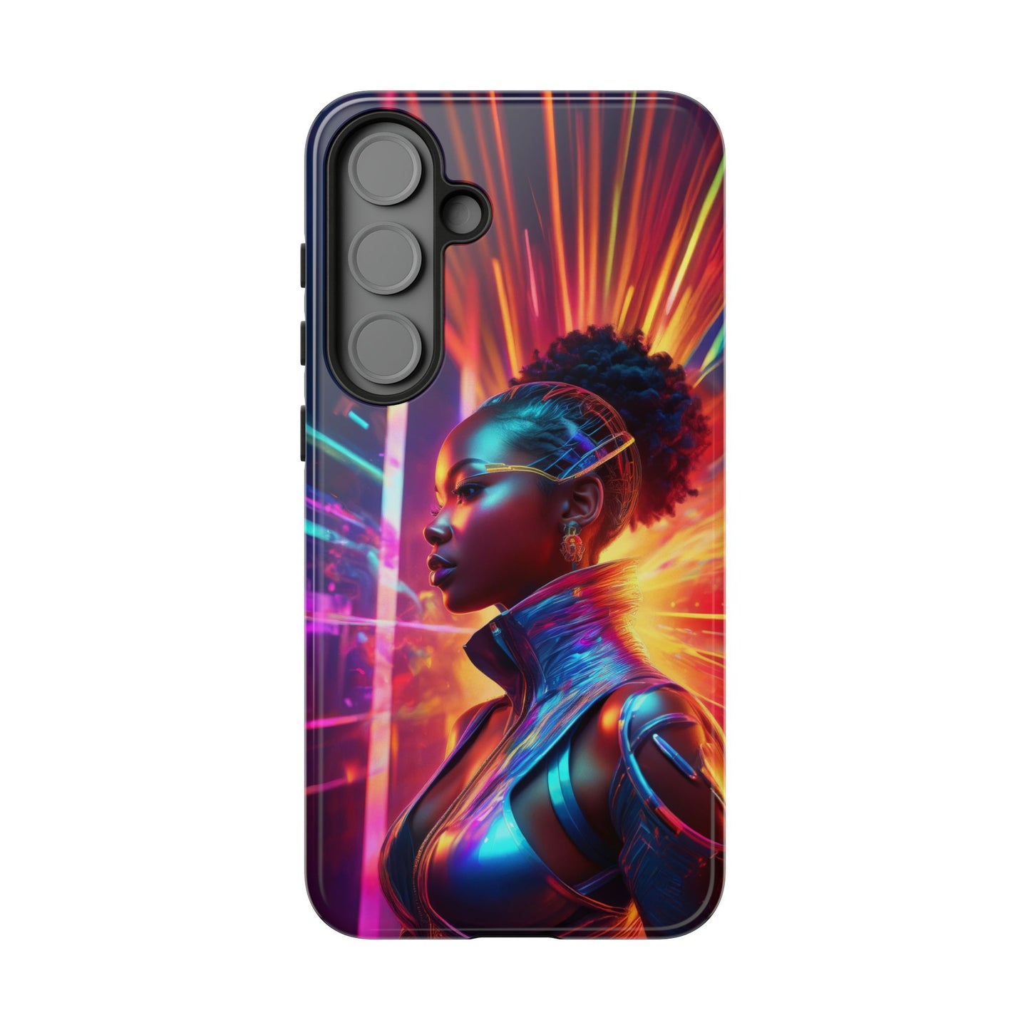 Futuristic Cyberpunk Female Cell Phone Case 001