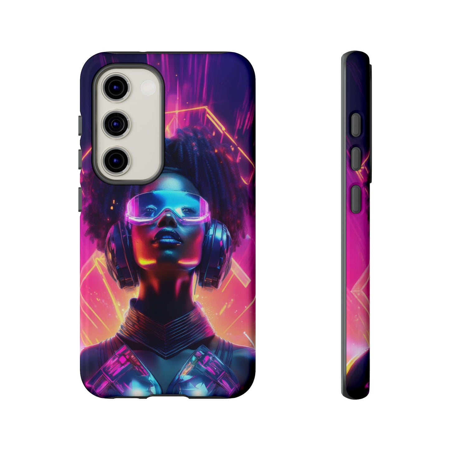 Futuristic Cyberpunk Female Cell Phone Case 030