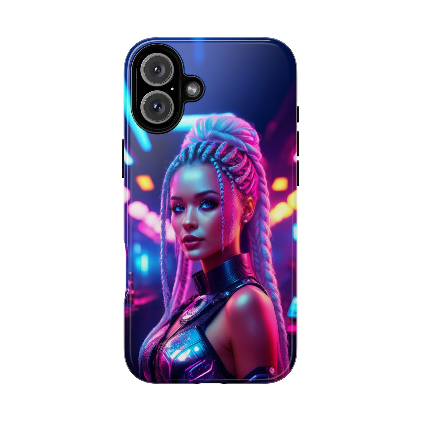 Futuristic Cyberpunk Female Cell Phone Case 007