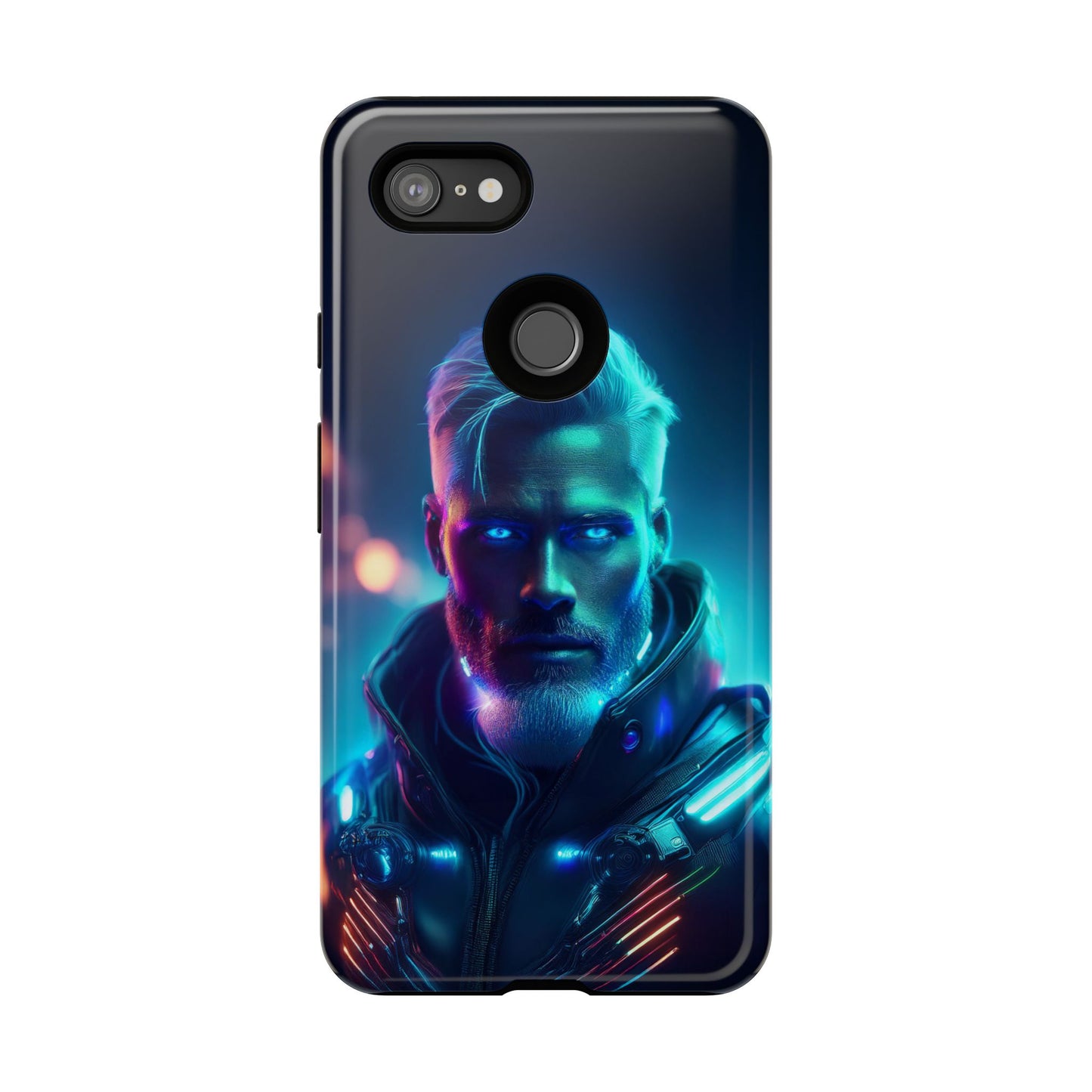 Futuristic Cyberpunk Male Cell Phone Case 023