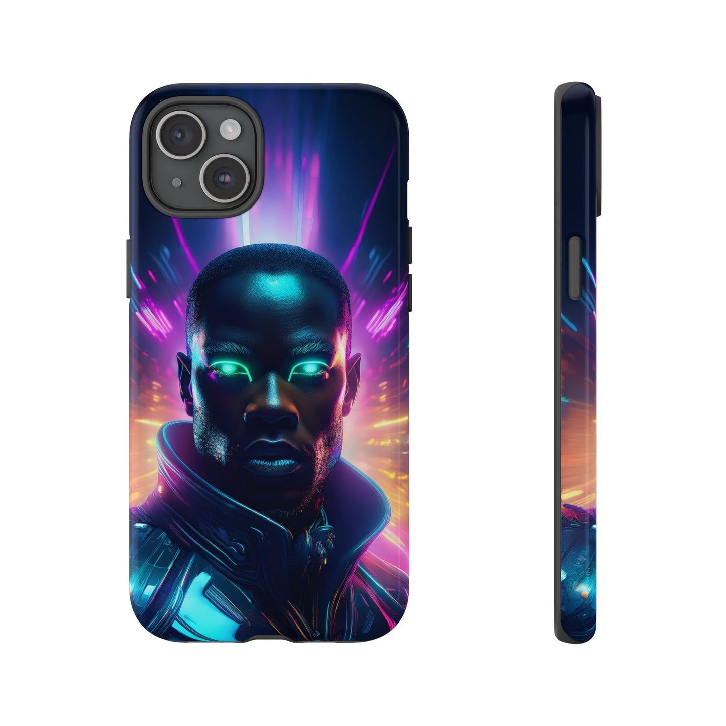 Futuristic Cyberpunk Male Cell Phone Case 022