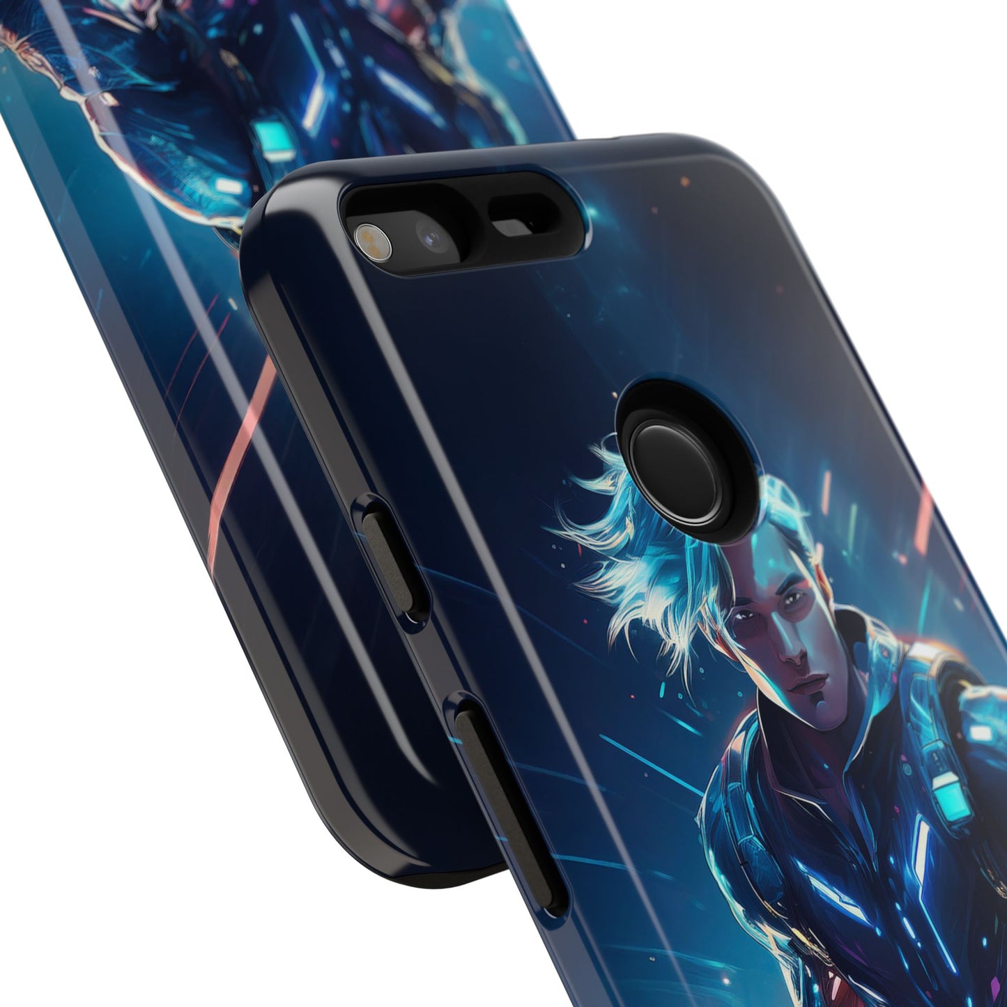 Futuristic Cyberpunk Male Cell Phone Case 024